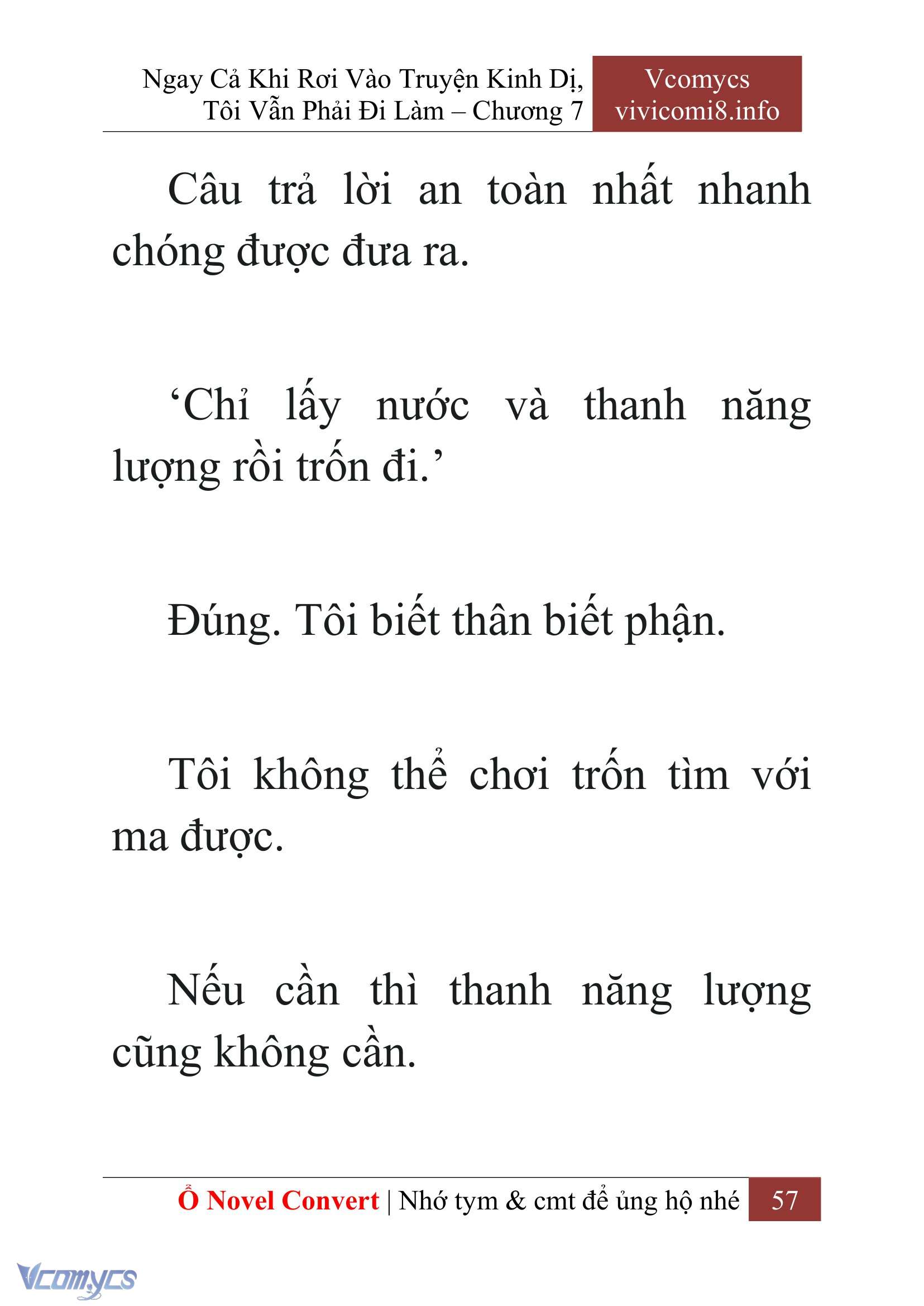 [Novel] Ngay Cả Khi Rơi Vào Truyện Kinh Dị, Tôi Vẫn Phải Đi Làm Chap 7 - Trang 2