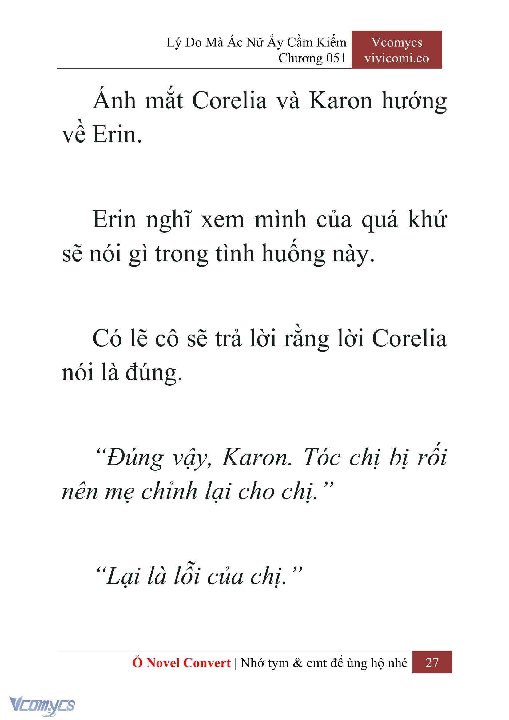 [Novel] Lý Do Mà Ác Nữ Ấy Cầm Kiếm Chap 51 - Trang 2