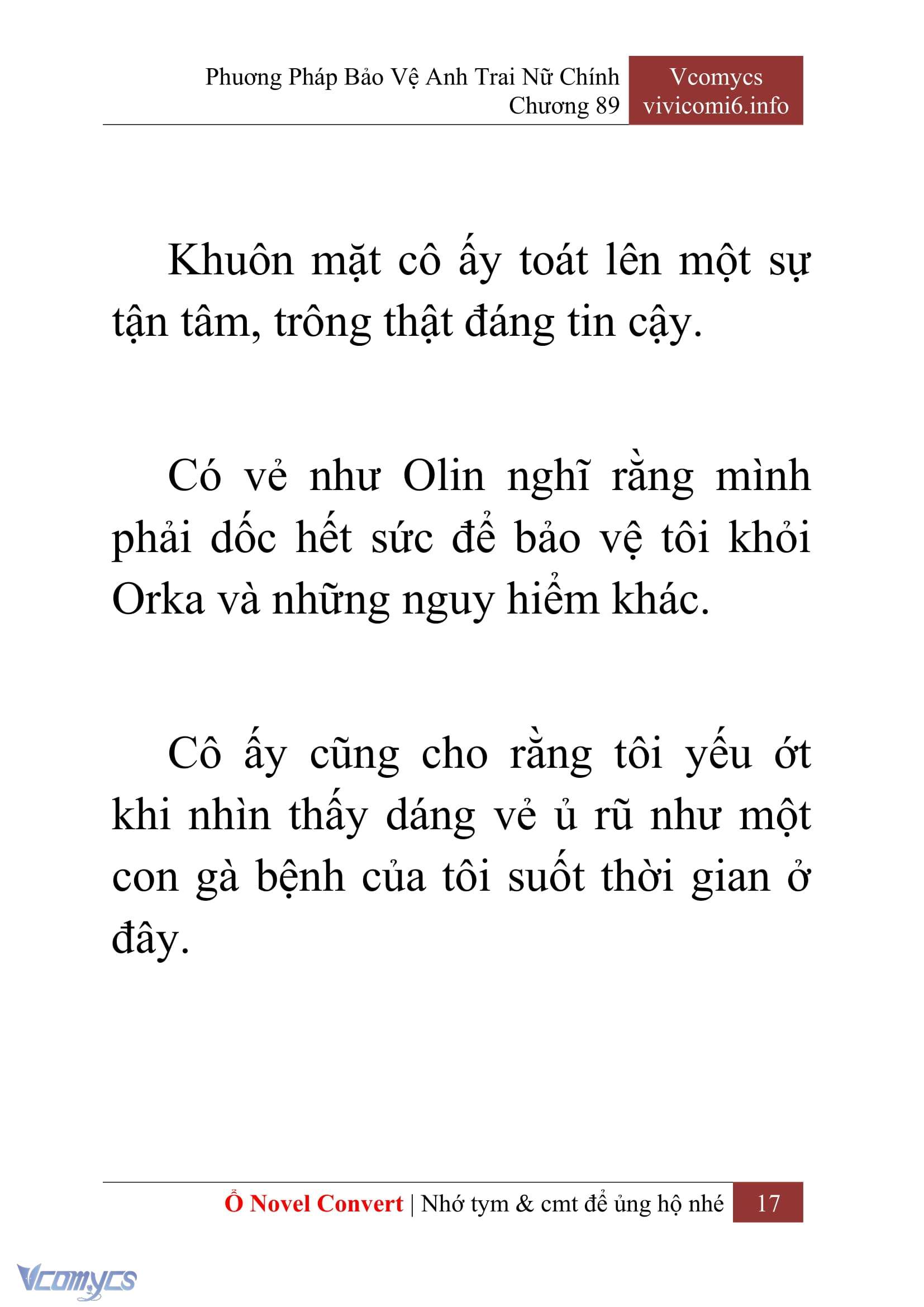 [Novel] Phương Pháp Bảo Vệ Anh Trai Nữ Chính Chap 89 - Trang 2