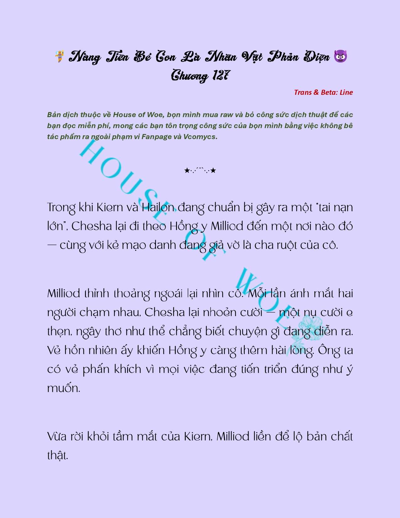 [NOVEL] NÀNG TIÊN BÉ CON LÀ NHÂN VẬT PHẢN DIỆN Chap 127 - Trang 2