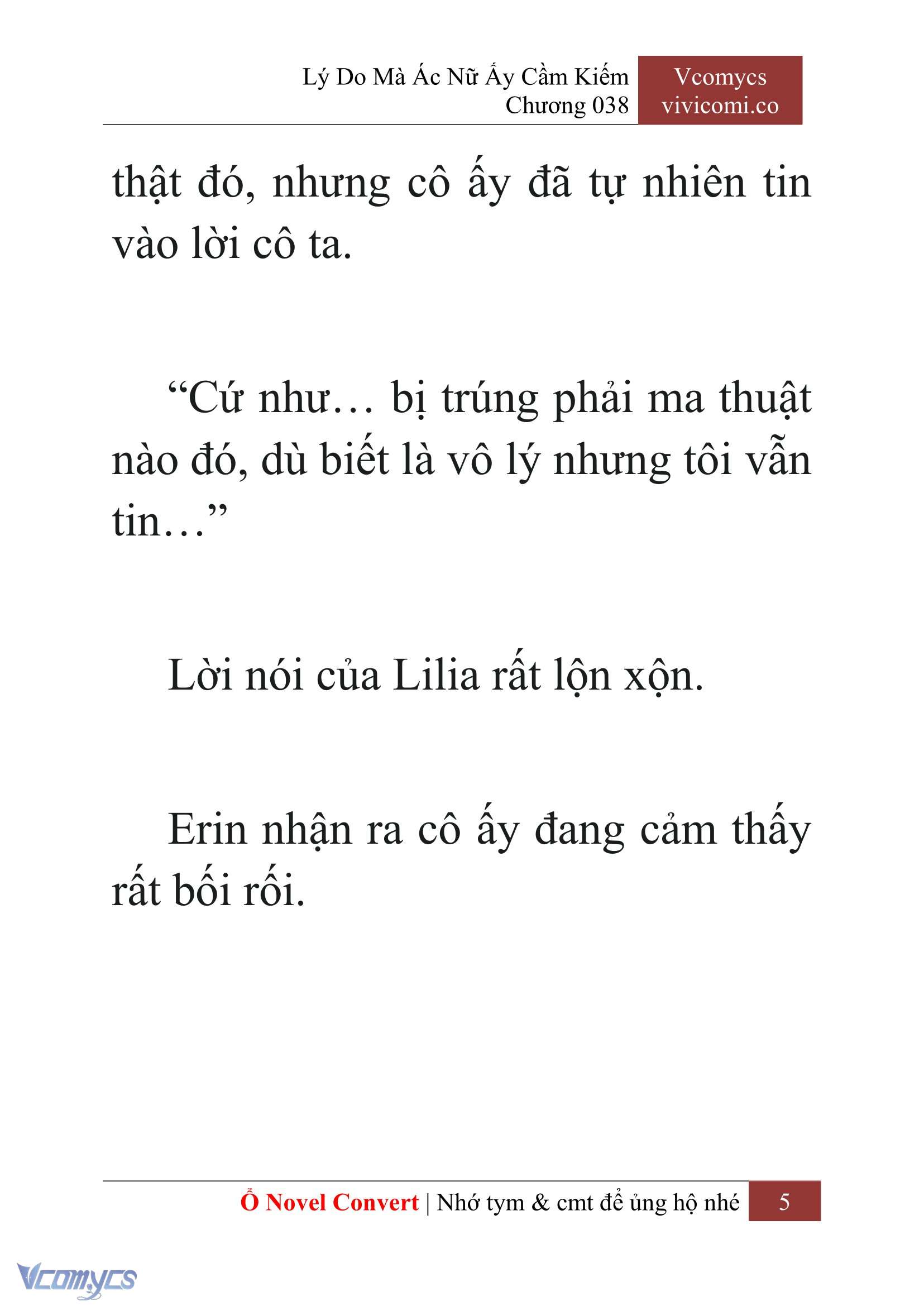 [Novel] Lý Do Mà Ác Nữ Ấy Cầm Kiếm Chap 38 - Trang 2