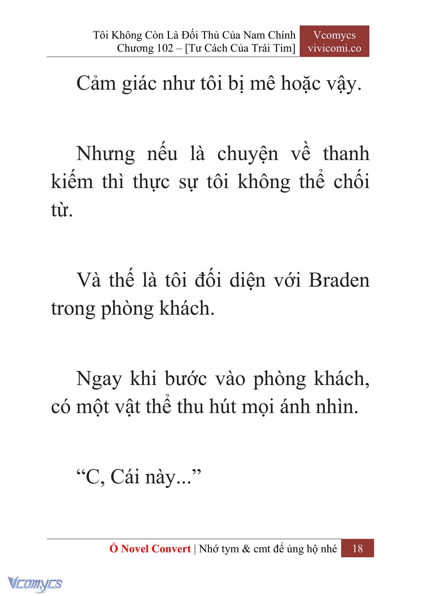 [Novel] Tôi Không Còn Là Đối Thủ Của Nam Chính Chap 102 - Trang 2