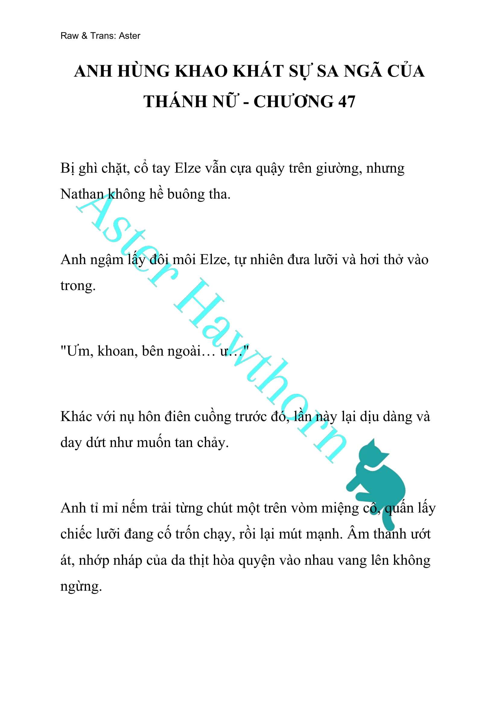 [NOVEL] Anh Hùng Khao Khát Sự Sa Ngã Của Thánh Nữ Chap 47 - Trang 2