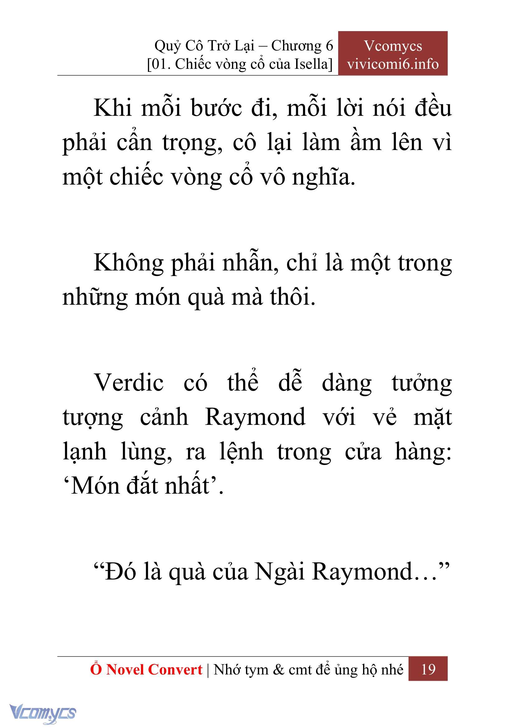 [Novel] Quý Cô Trở Lại Chap 6 - Trang 2