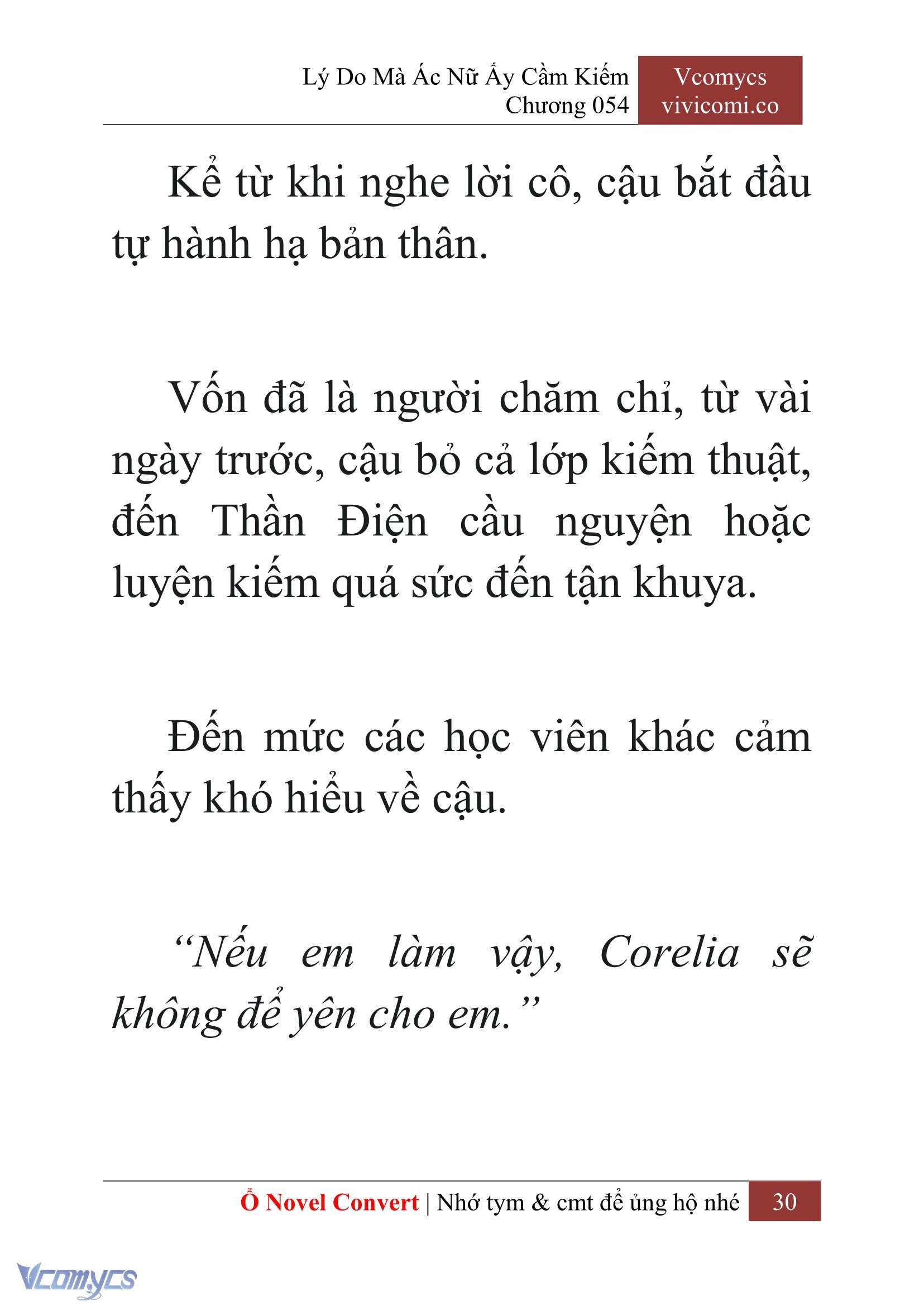 [Novel] Lý Do Mà Ác Nữ Ấy Cầm Kiếm Chap 54 - Trang 2