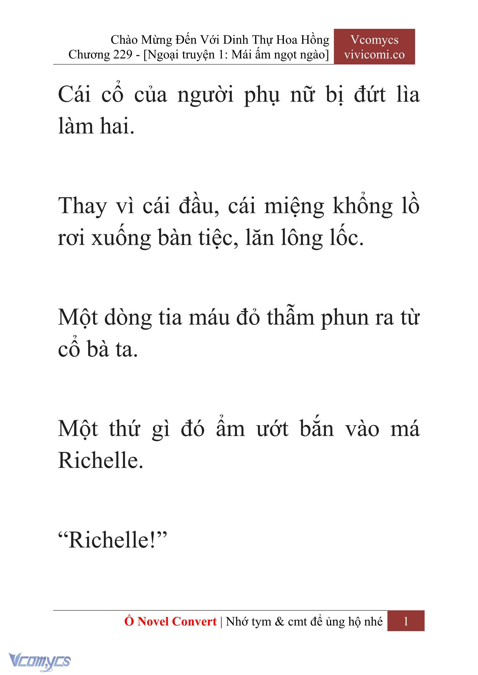 [Novel] Chào Mừng Đến Với Dinh Thự Hoa Hồng Chap 229 - Trang 2