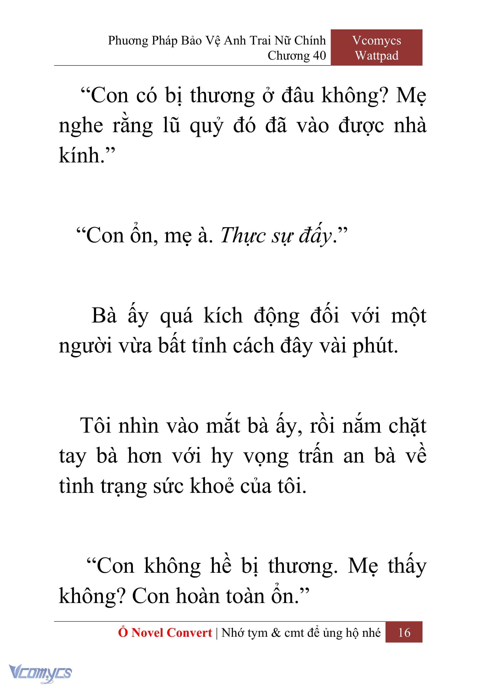 [Novel] Phương Pháp Bảo Vệ Anh Trai Nữ Chính Chap 40 - Trang 2
