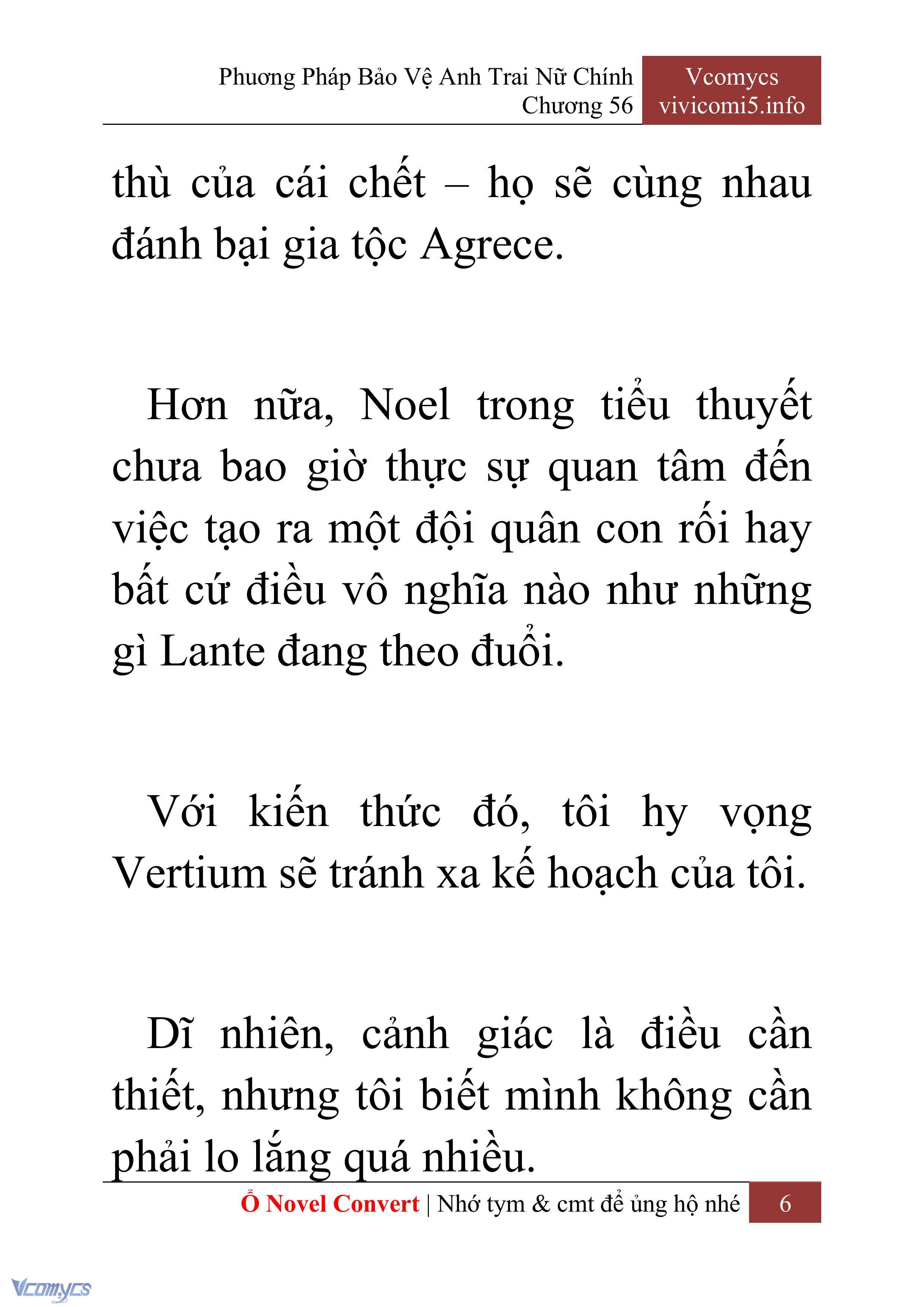 [Novel] Phương Pháp Bảo Vệ Anh Trai Nữ Chính Chap 56 - Trang 2