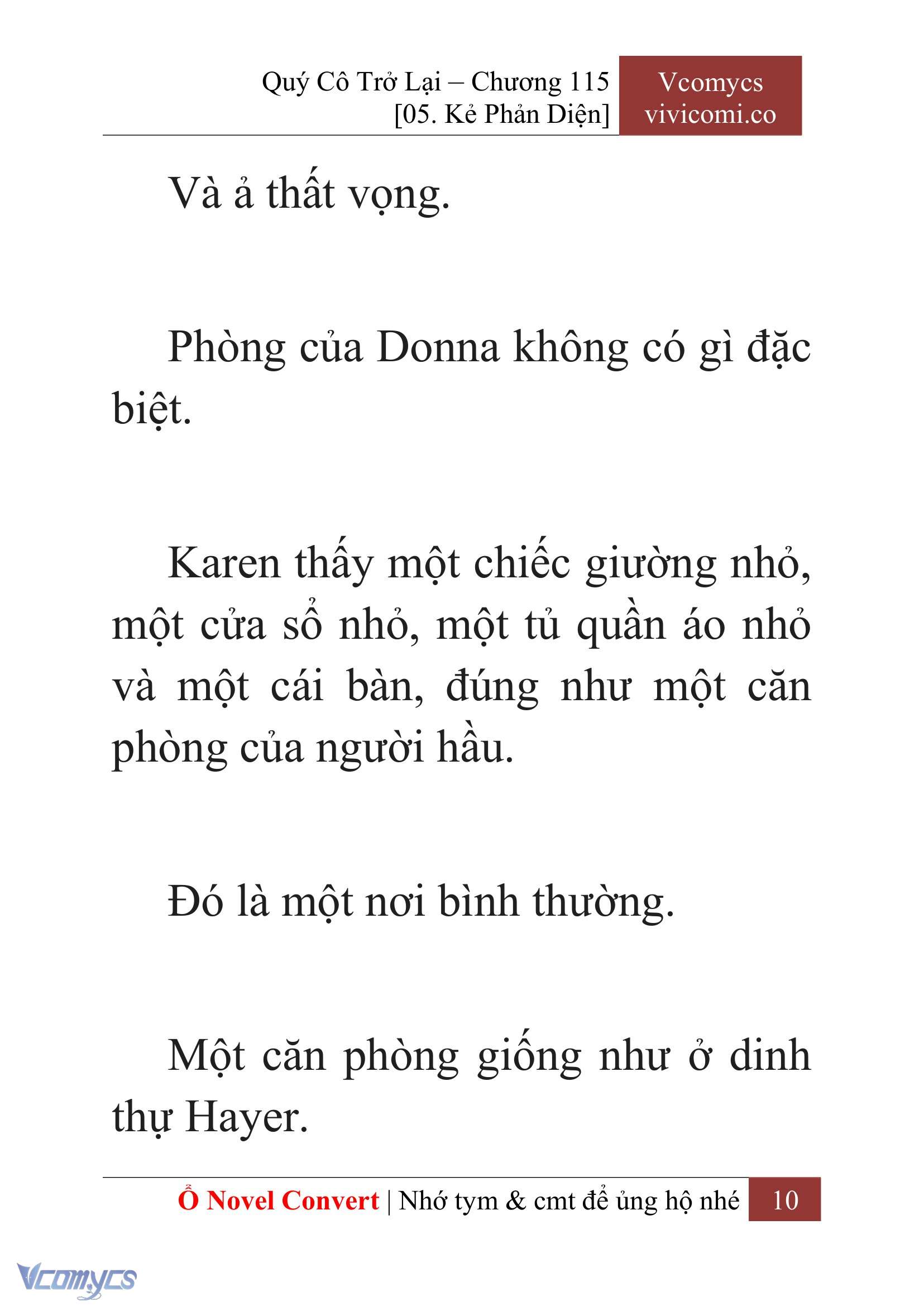 [Novel] Quý Cô Trở Lại Chap 115 - Trang 2