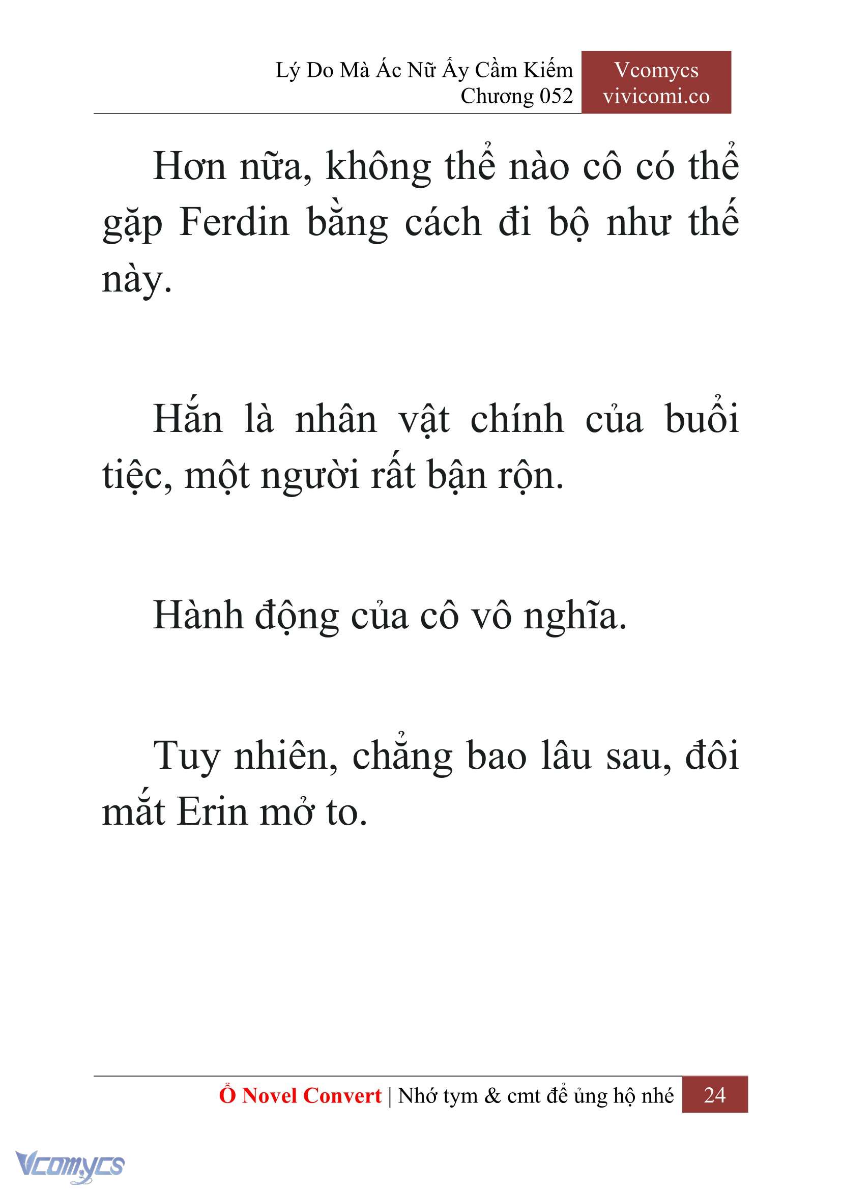 [Novel] Lý Do Mà Ác Nữ Ấy Cầm Kiếm Chap 52 - Trang 2