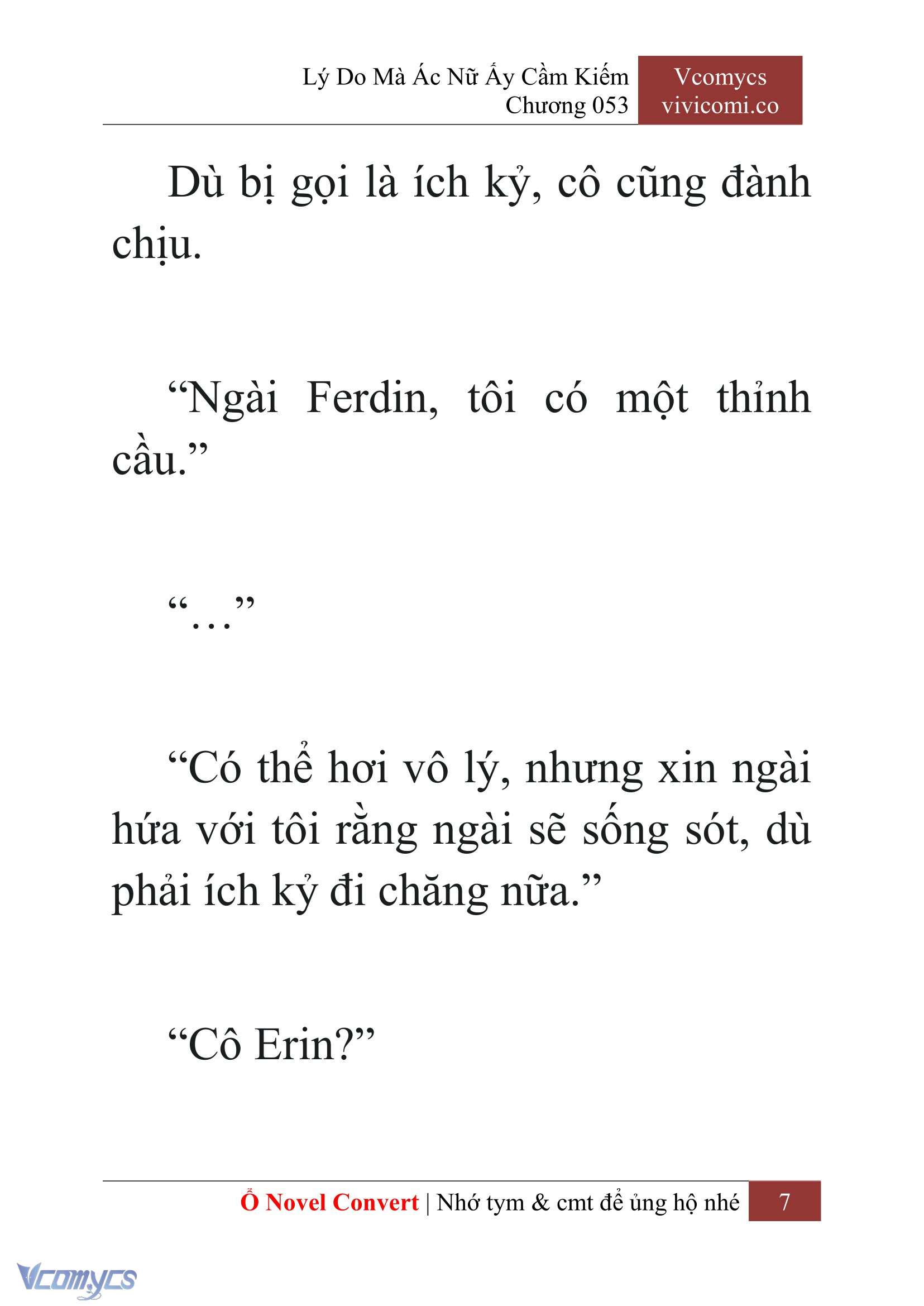 [Novel] Lý Do Mà Ác Nữ Ấy Cầm Kiếm Chap 53 - Trang 2