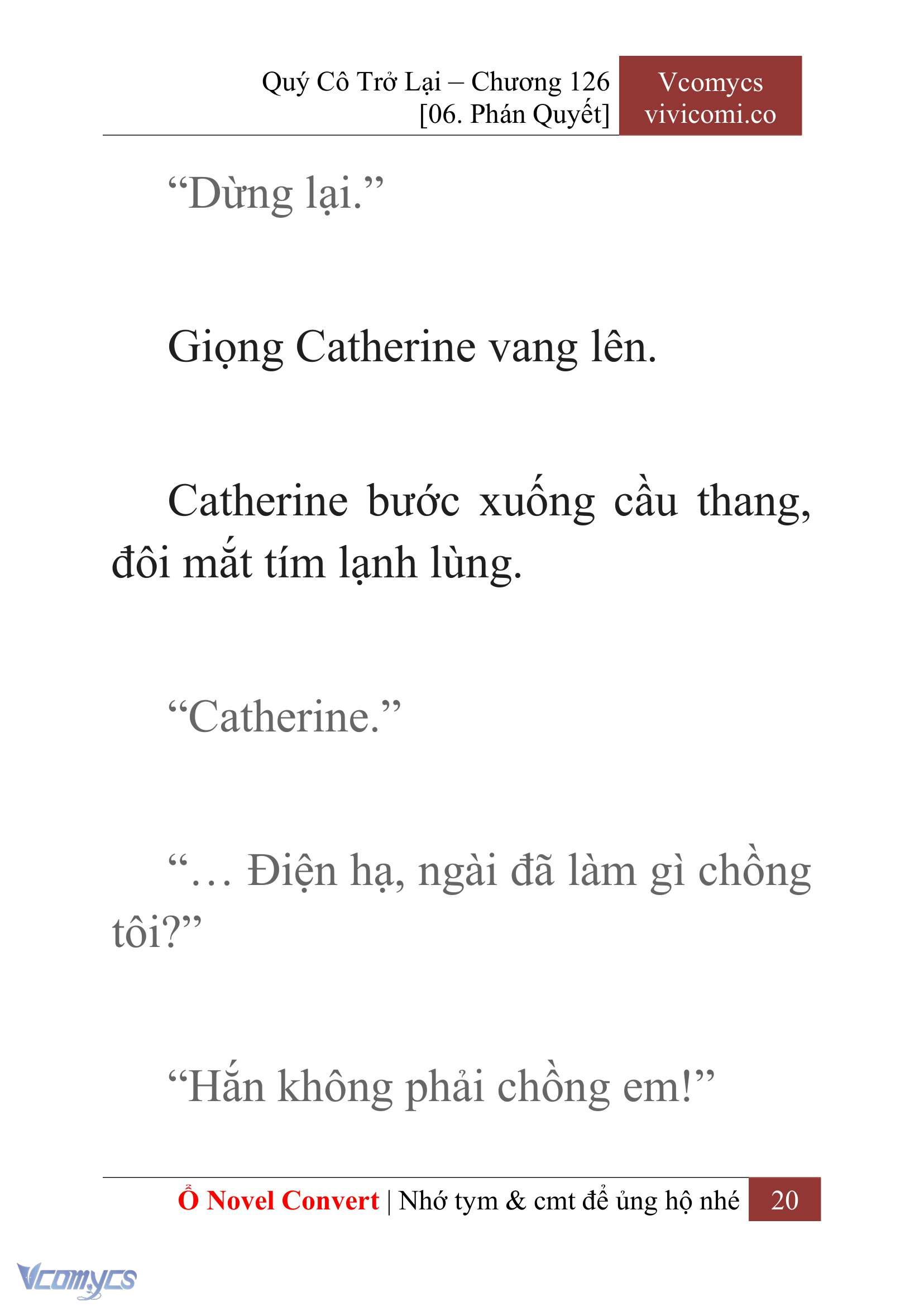 [Novel] Quý Cô Trở Lại Chap 126 - Next Chap 127