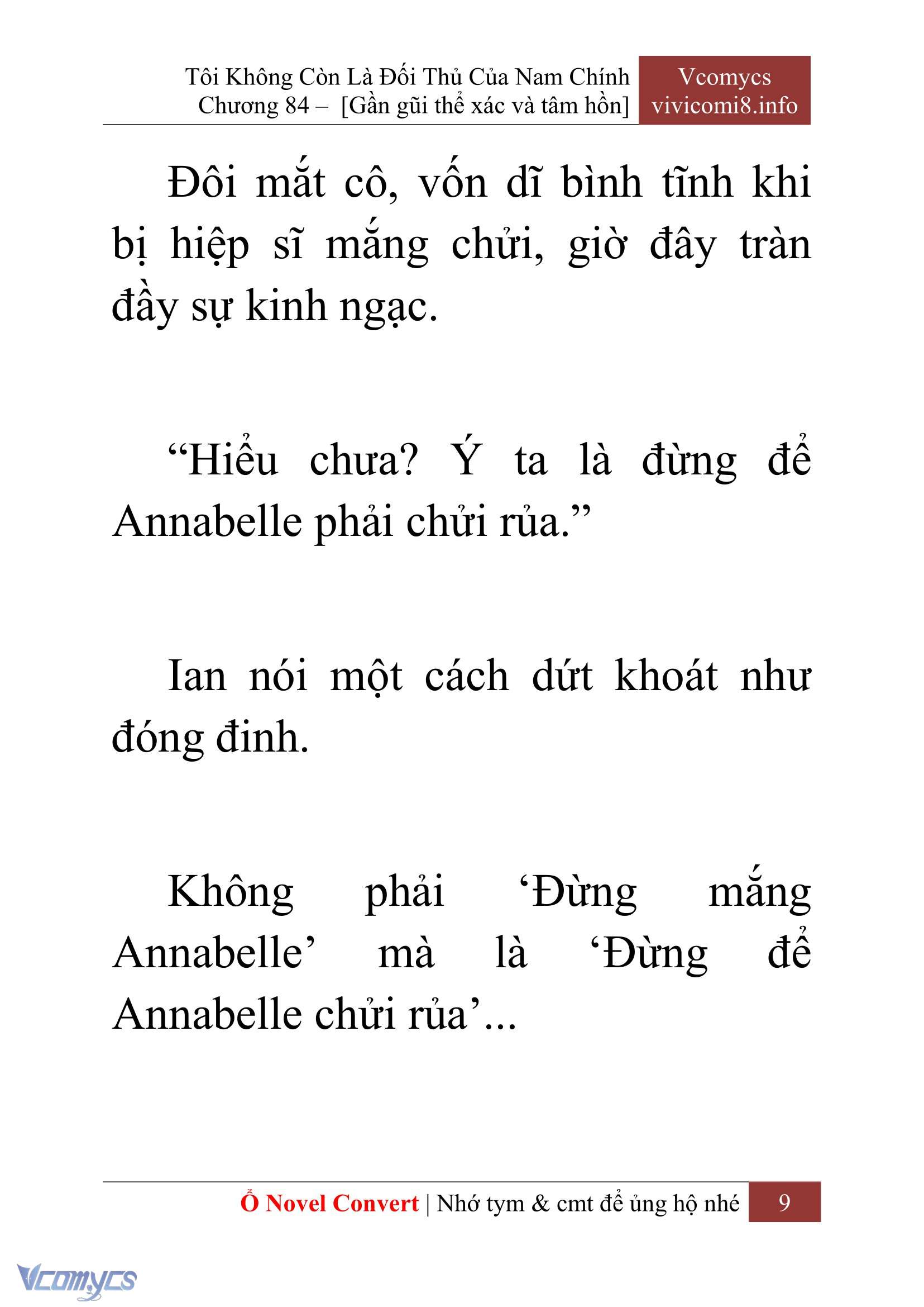 [Novel] Tôi Không Còn Là Đối Thủ Của Nam Chính Chap 84 - Trang 2
