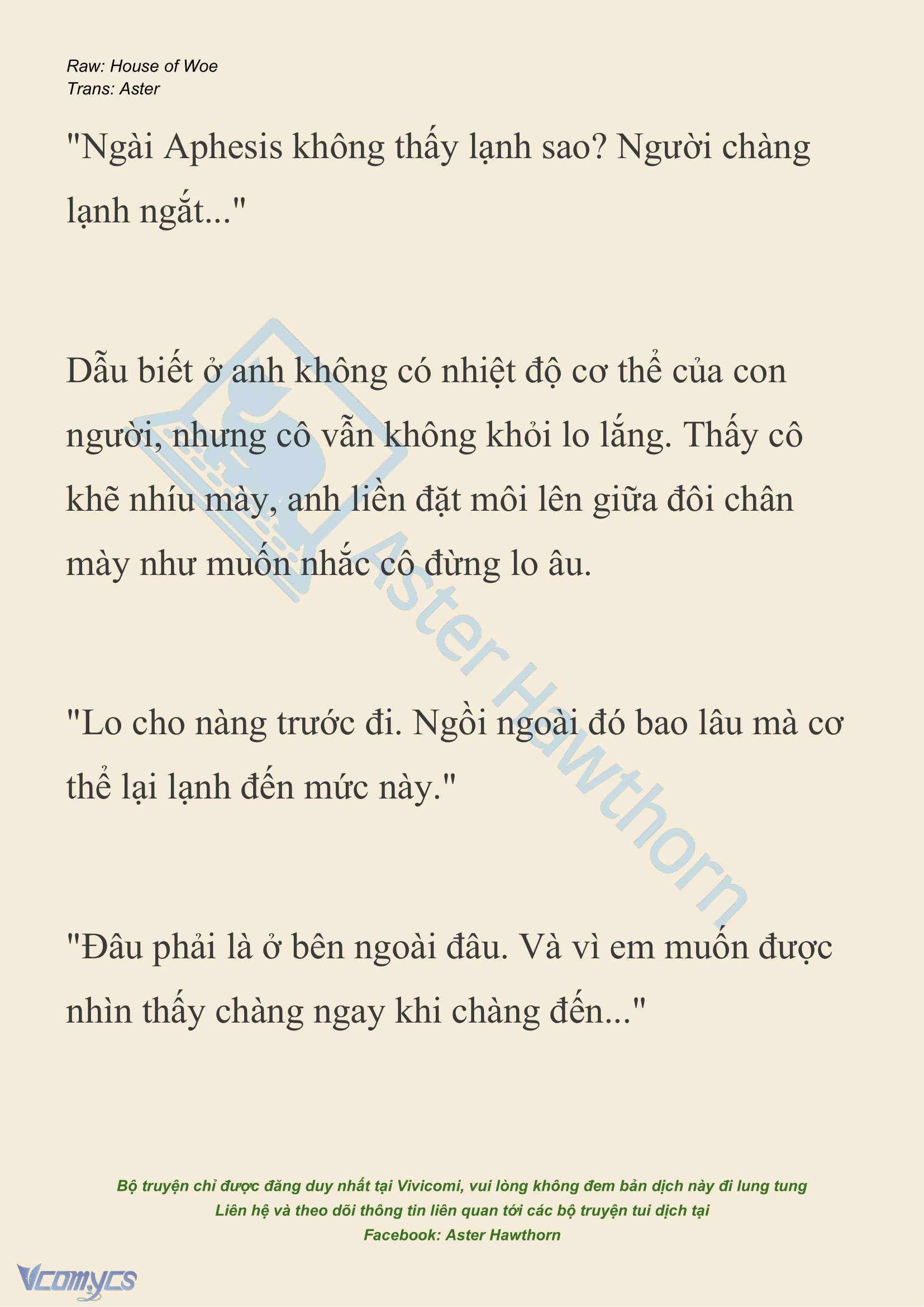 [NOVEL] Dành Cho Các Nữ Thần: Dành cho Psyche Chap 29 - Trang 2