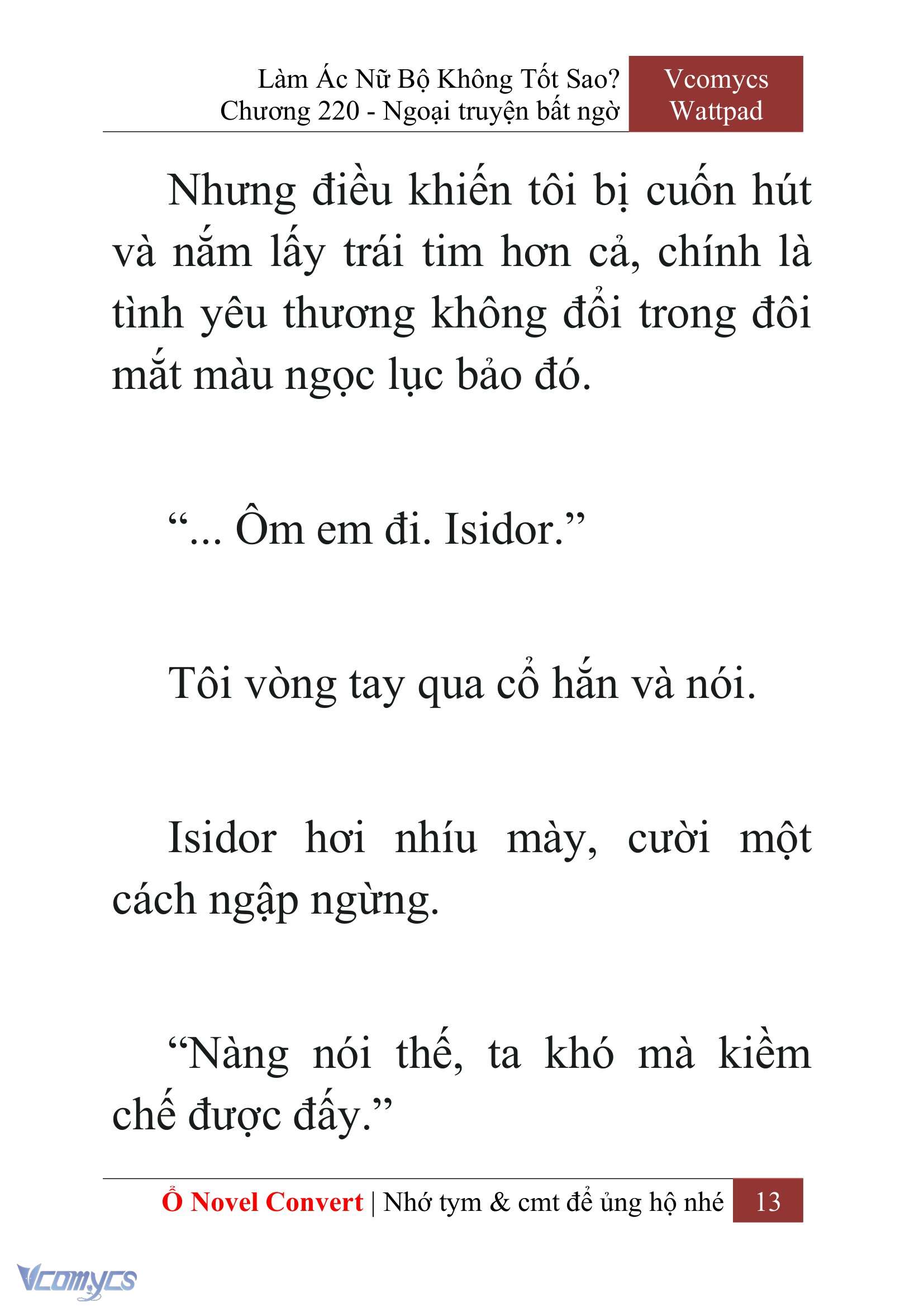 [Novel] Làm Ác Nữ Bộ Không Tốt Sao? Chap 220 - Trang 2