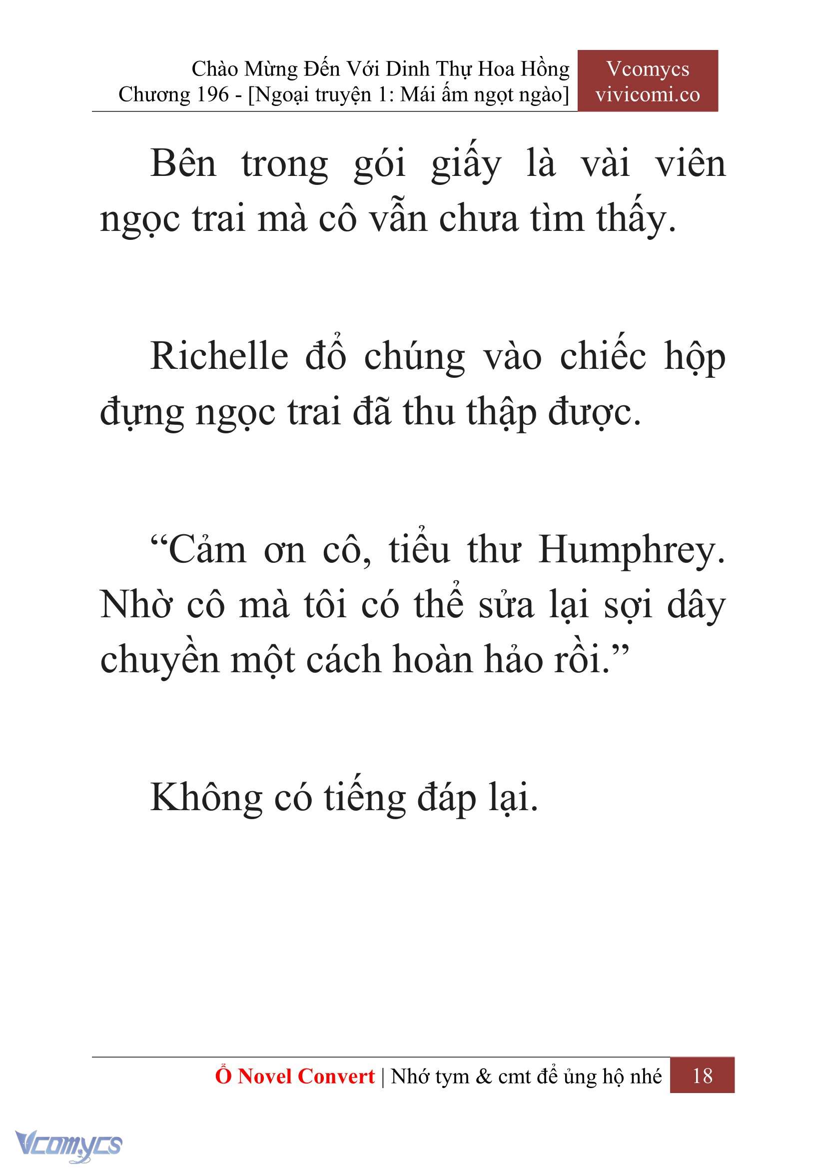 [Novel] Chào Mừng Đến Với Dinh Thự Hoa Hồng Chap 196 - Trang 2