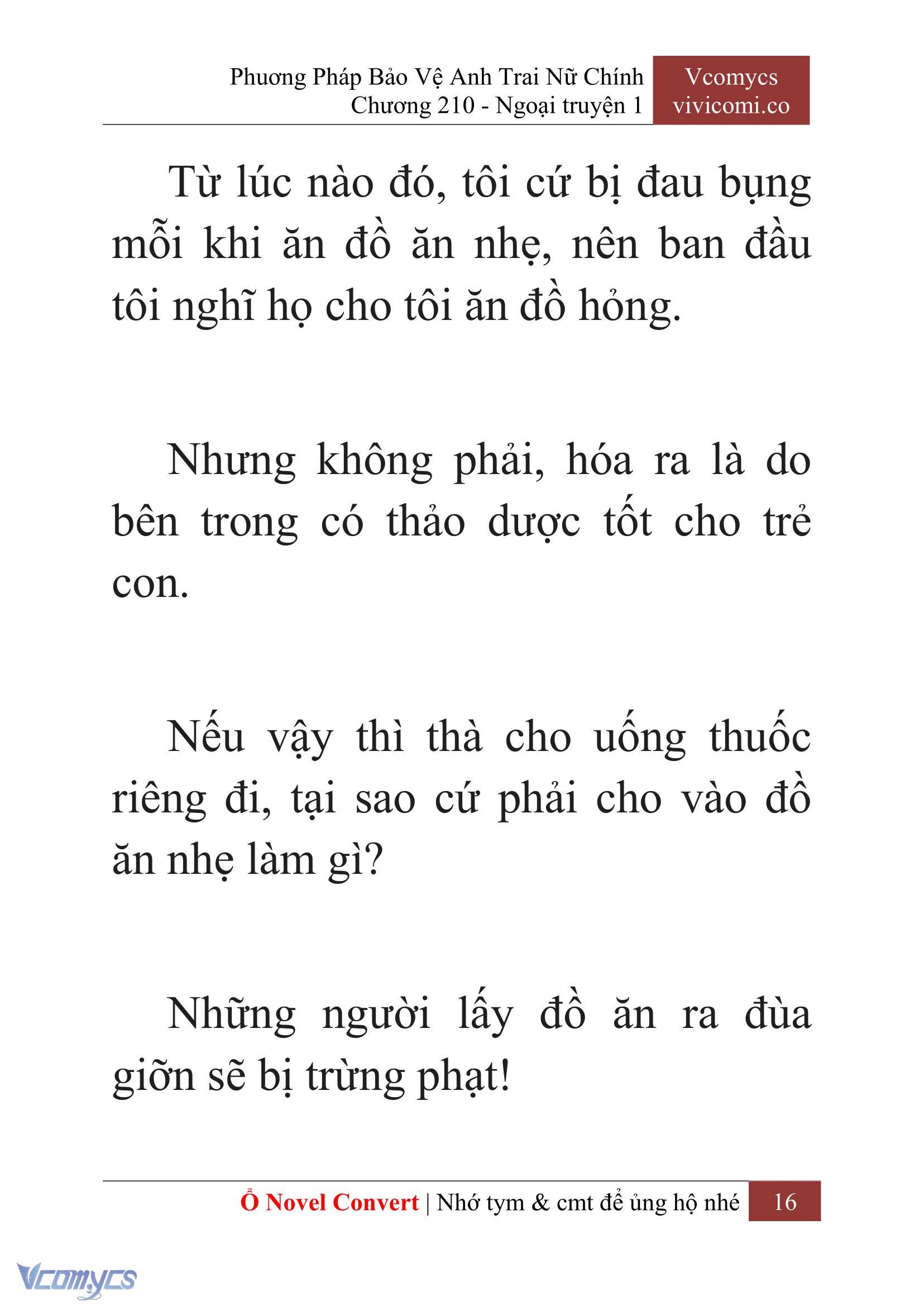 [Novel] Phương Pháp Bảo Vệ Anh Trai Nữ Chính Chap 210 - Trang 2