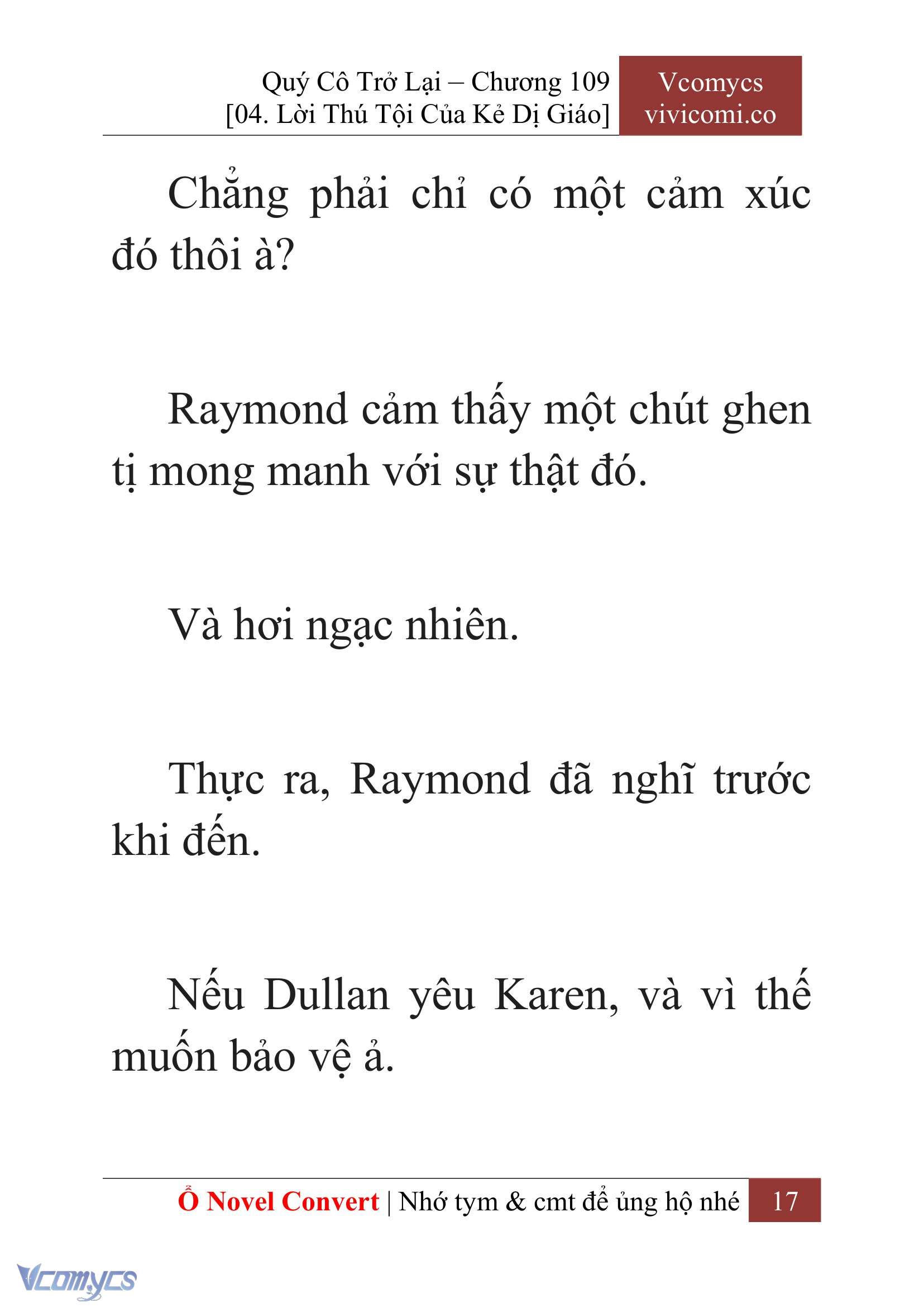 [Novel] Quý Cô Trở Lại Chap 109 - Trang 2
