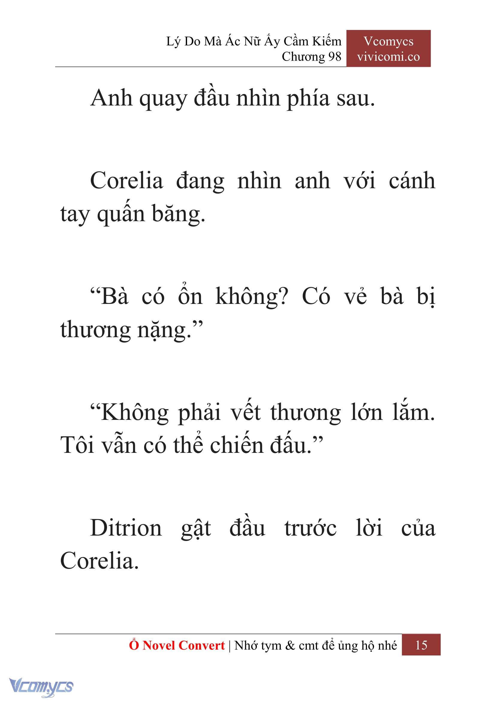 [Novel] Lý Do Mà Ác Nữ Ấy Cầm Kiếm Chap 98 - Trang 2