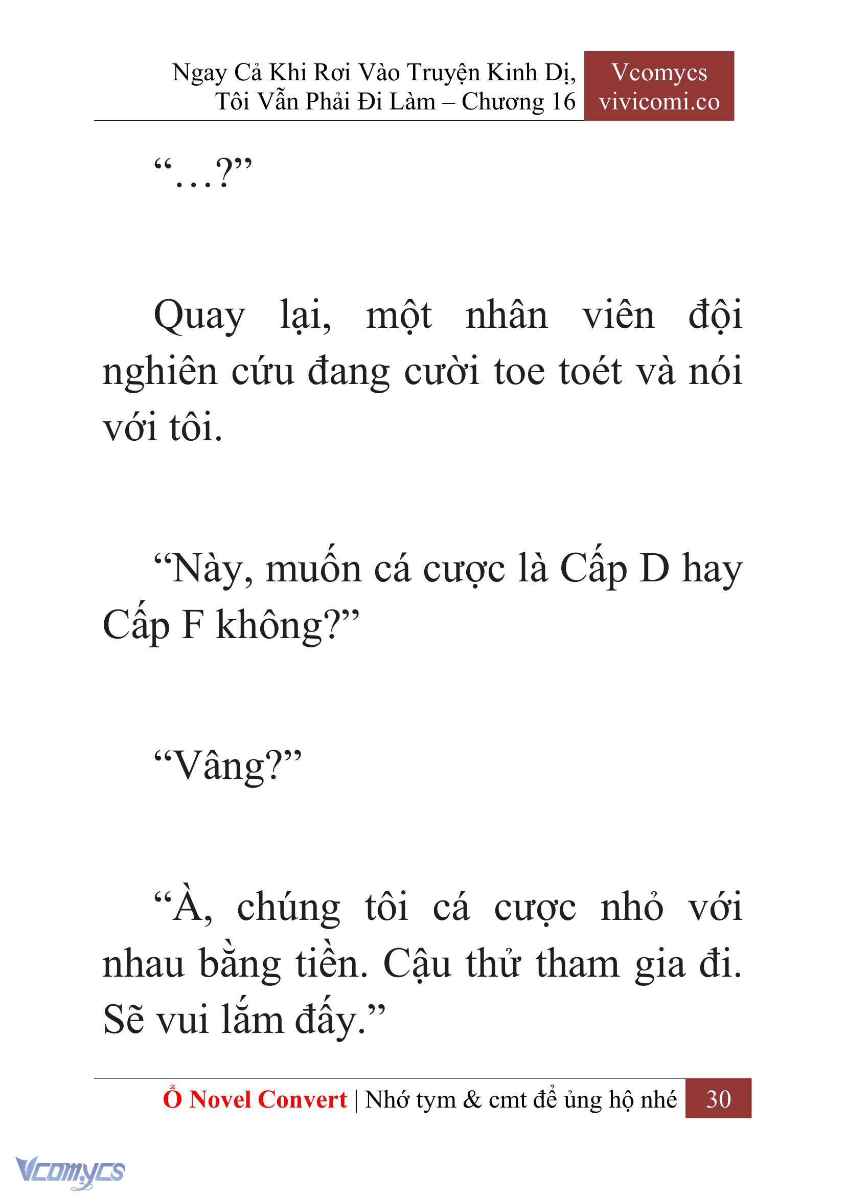 [Novel] Ngay Cả Khi Rơi Vào Truyện Kinh Dị, Tôi Vẫn Phải Đi Làm Chap 16 - Trang 2