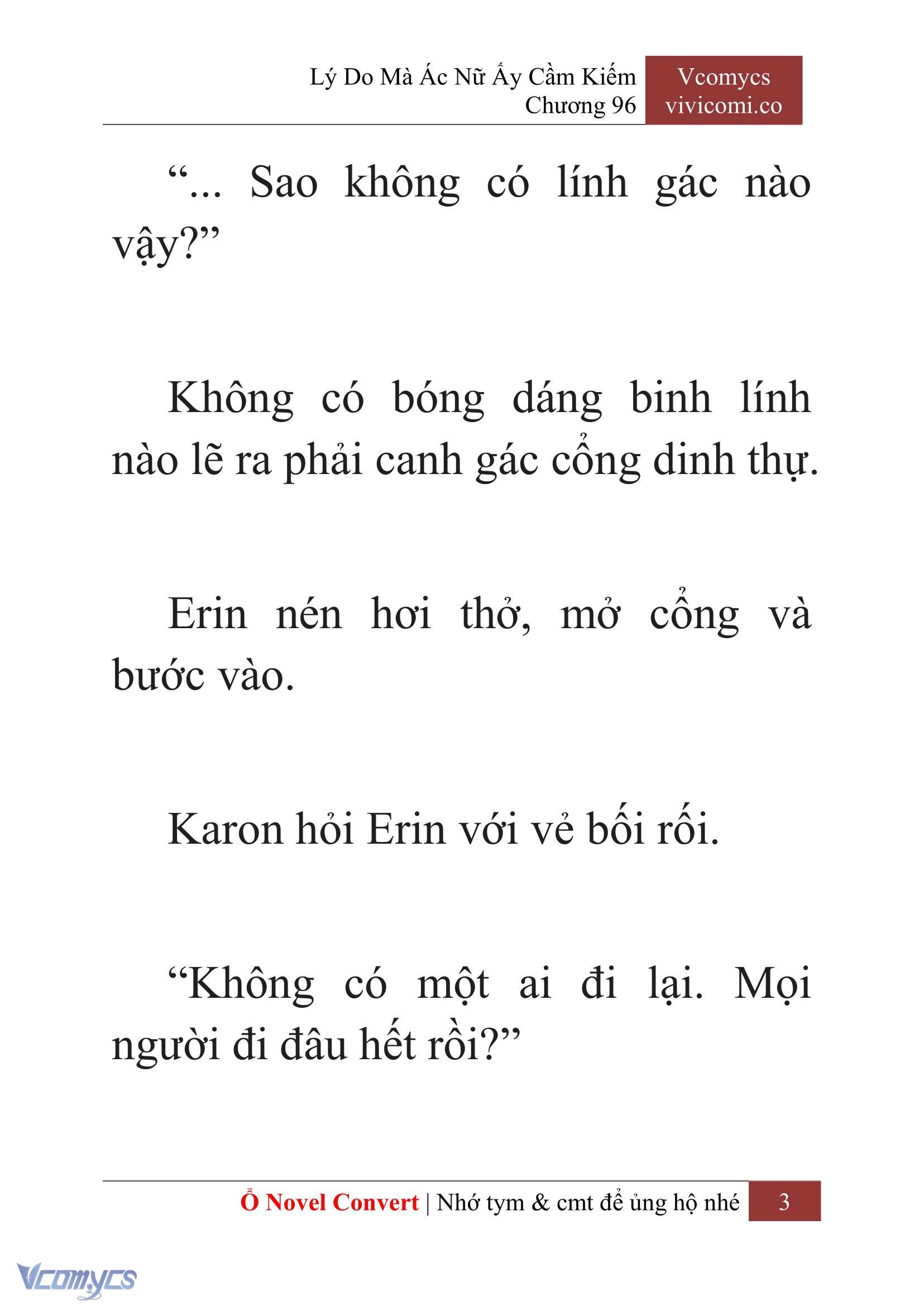 [Novel] Lý Do Mà Ác Nữ Ấy Cầm Kiếm Chap 96 - Trang 2