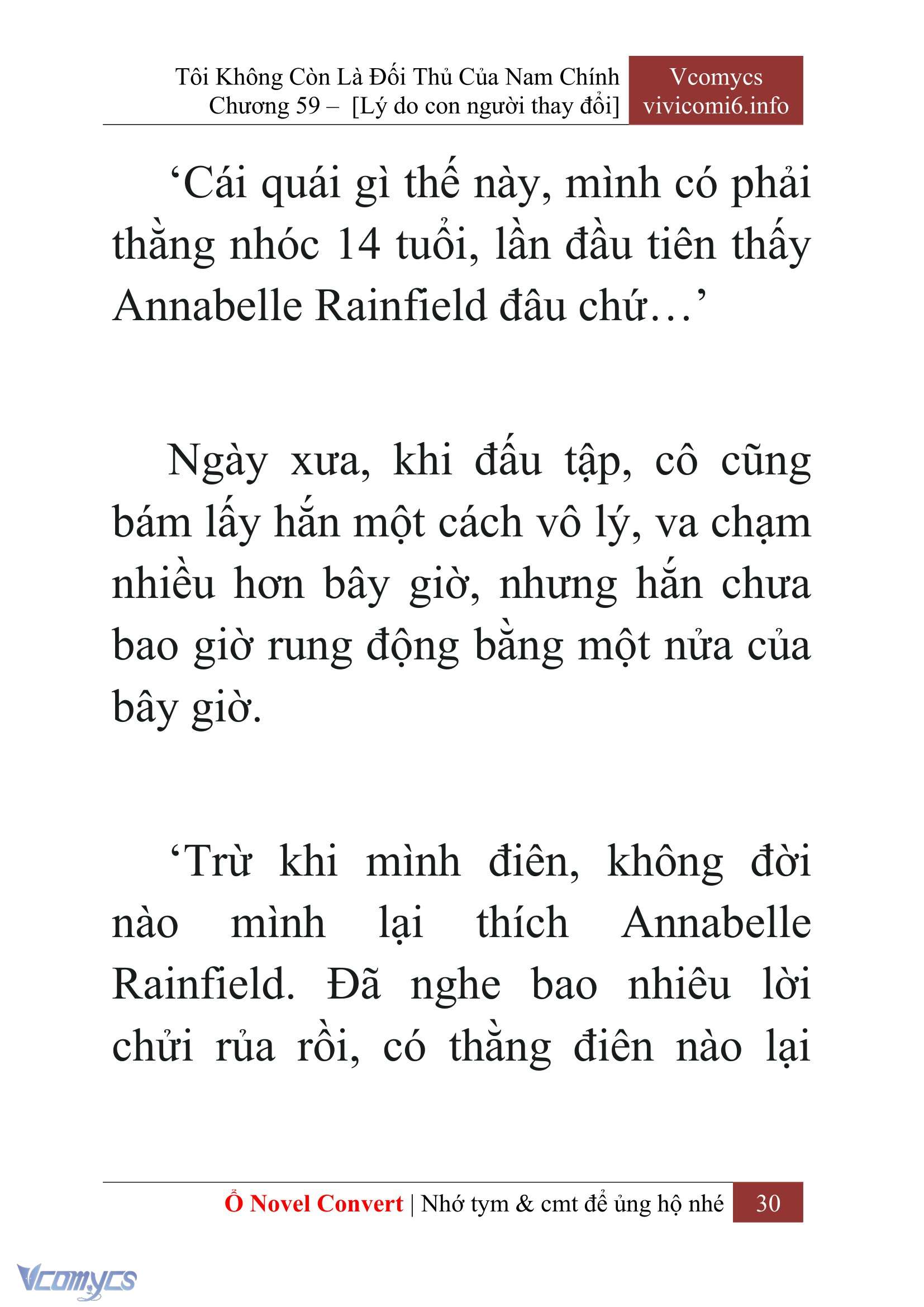 [Novel] Tôi Không Còn Là Đối Thủ Của Nam Chính Chap 59 - Trang 2