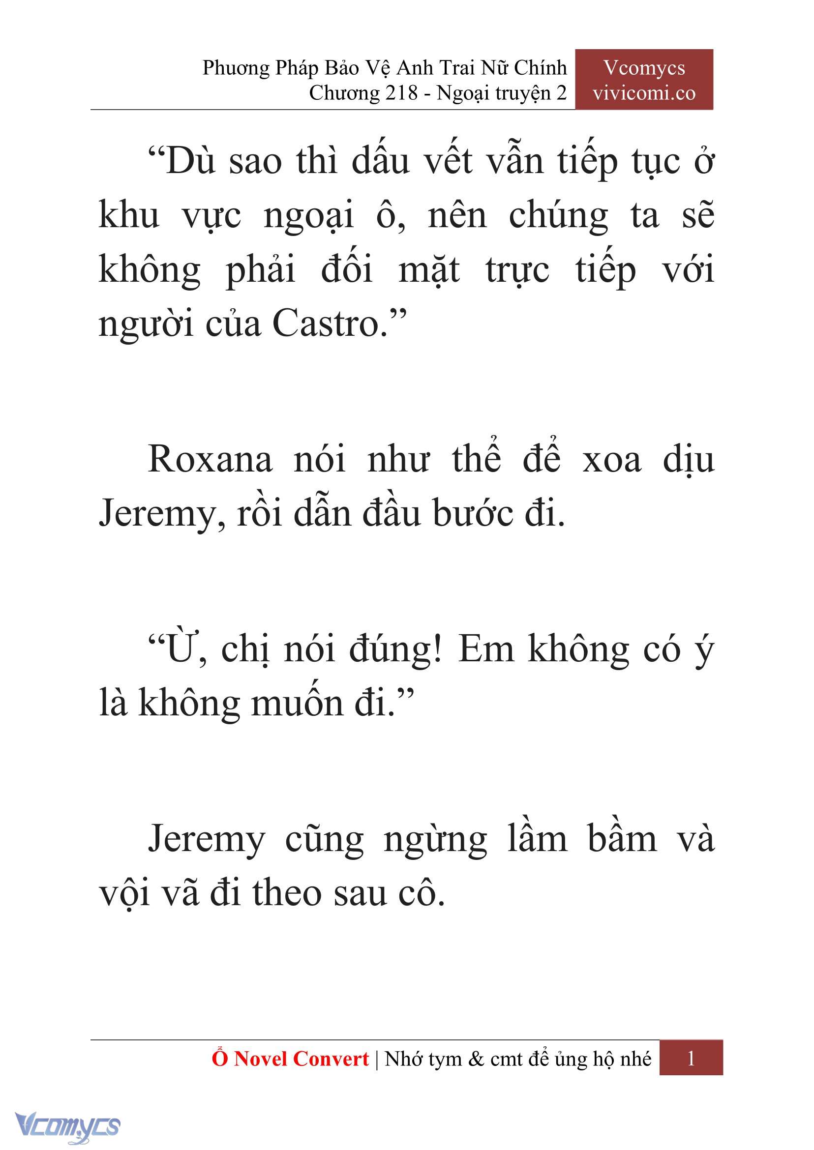 [Novel] Phương Pháp Bảo Vệ Anh Trai Nữ Chính Chap 218 - Trang 2