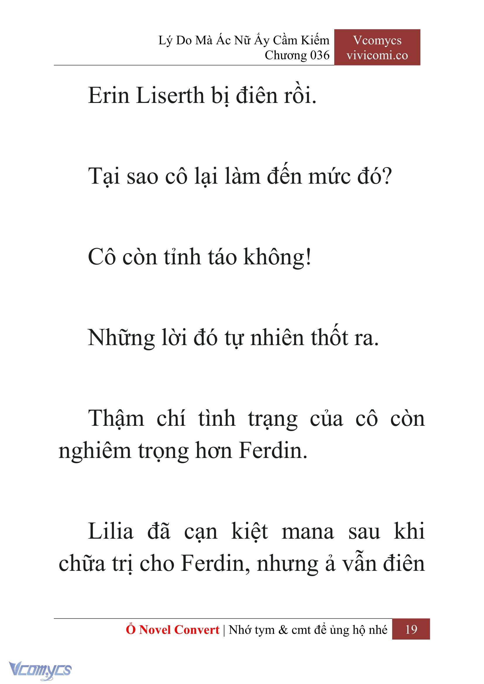[Novel] Lý Do Mà Ác Nữ Ấy Cầm Kiếm Chap 36 - Trang 2