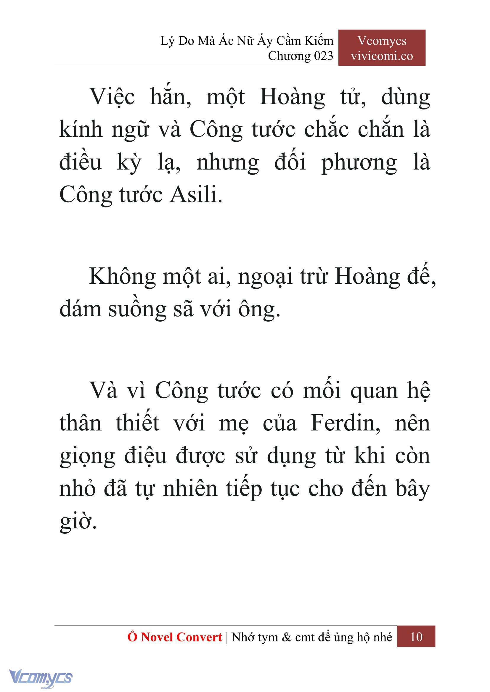 [Novel] Lý Do Mà Ác Nữ Ấy Cầm Kiếm Chap 23 - Trang 2