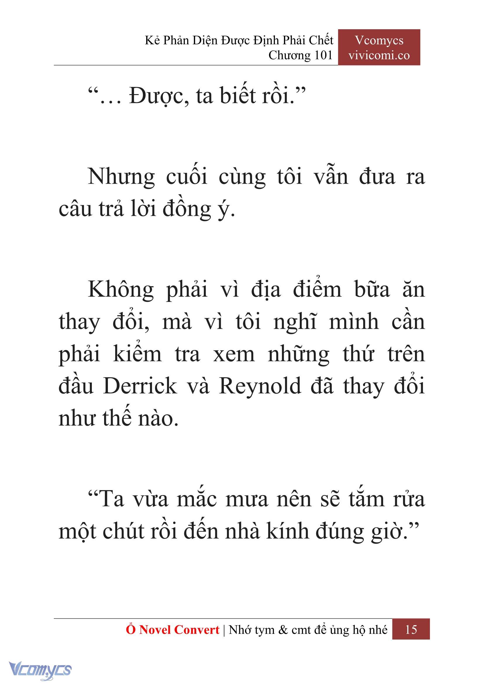 [Novel] Kẻ Phản Diện Được Định Phải Chết Chap 101 - Next Chap 102