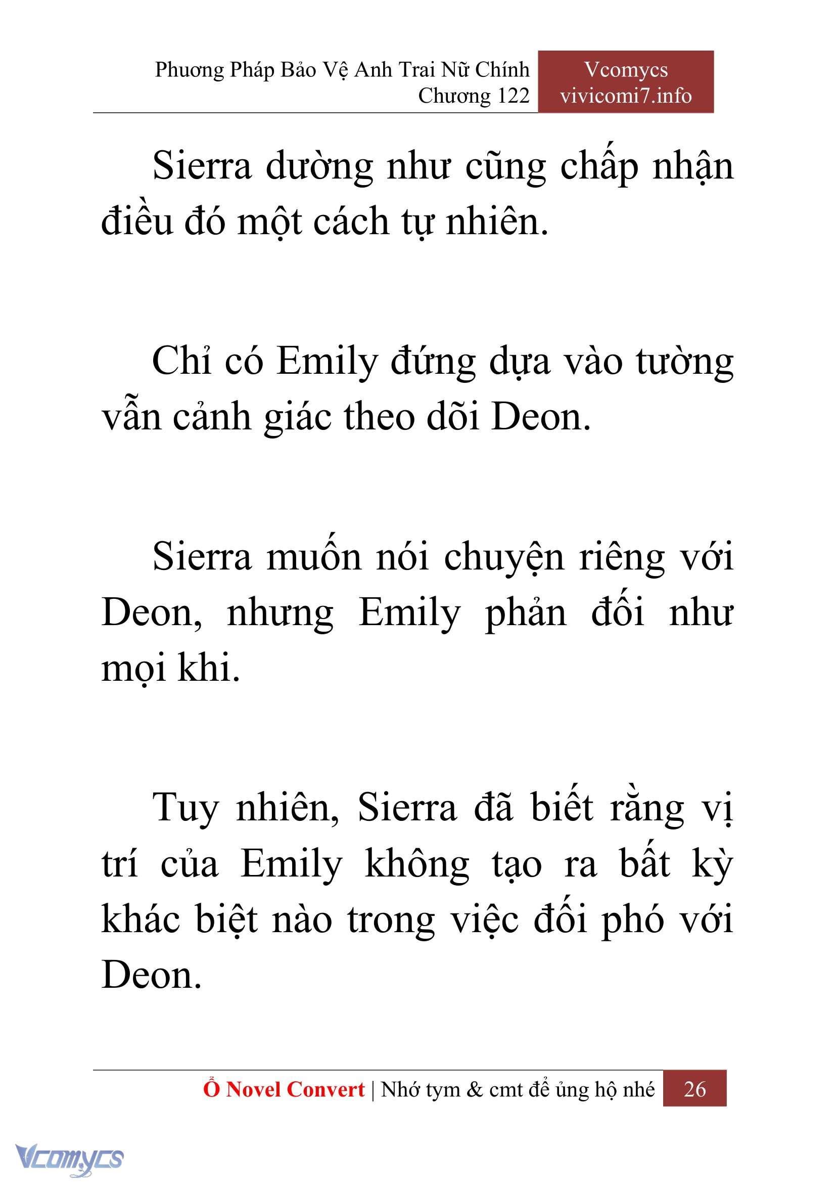 [Novel] Phương Pháp Bảo Vệ Anh Trai Nữ Chính Chap 122 - Trang 2