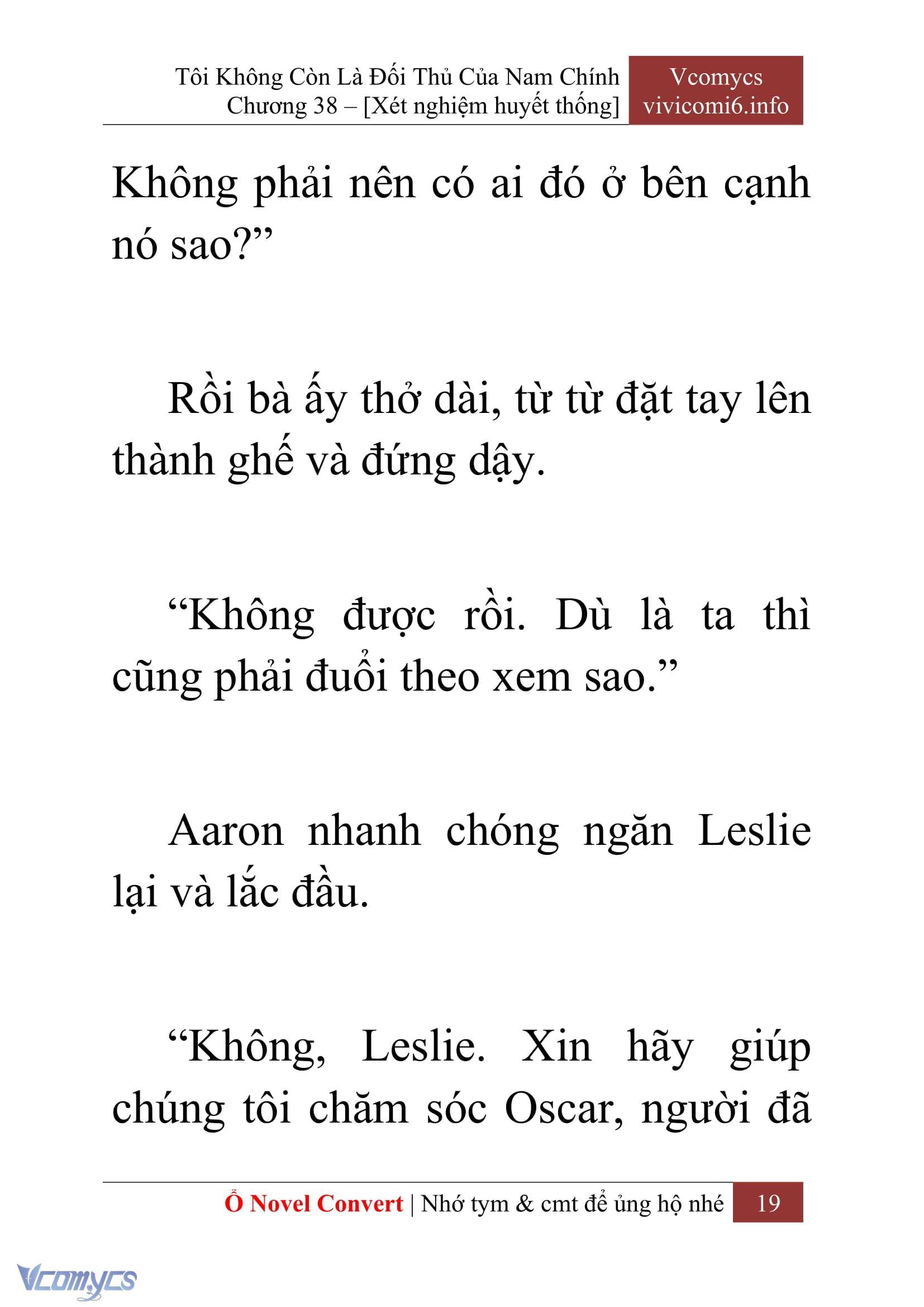 [Novel] Tôi Không Còn Là Đối Thủ Của Nam Chính Chap 38 - Trang 2