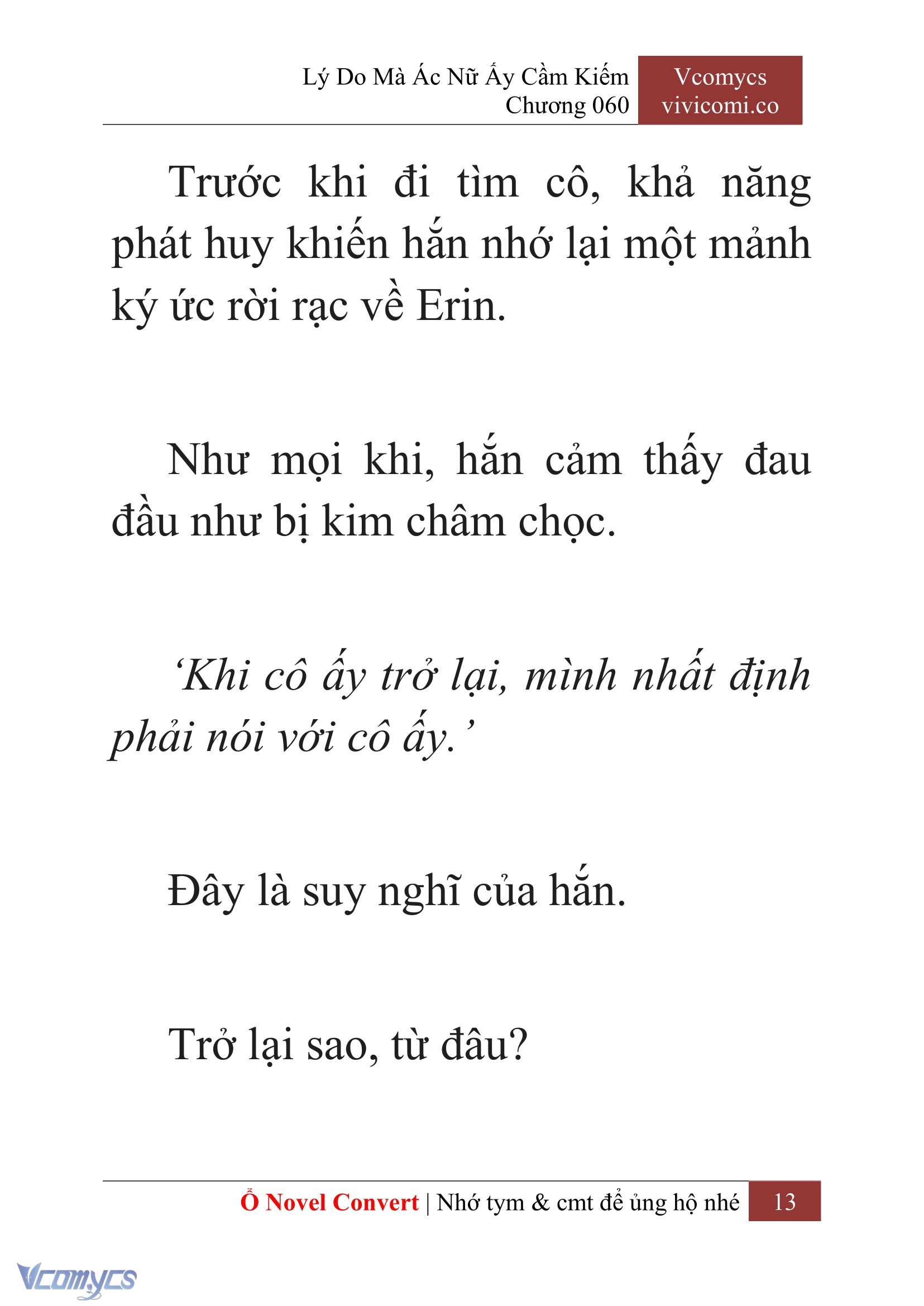 [Novel] Lý Do Mà Ác Nữ Ấy Cầm Kiếm Chap 60 - Trang 2
