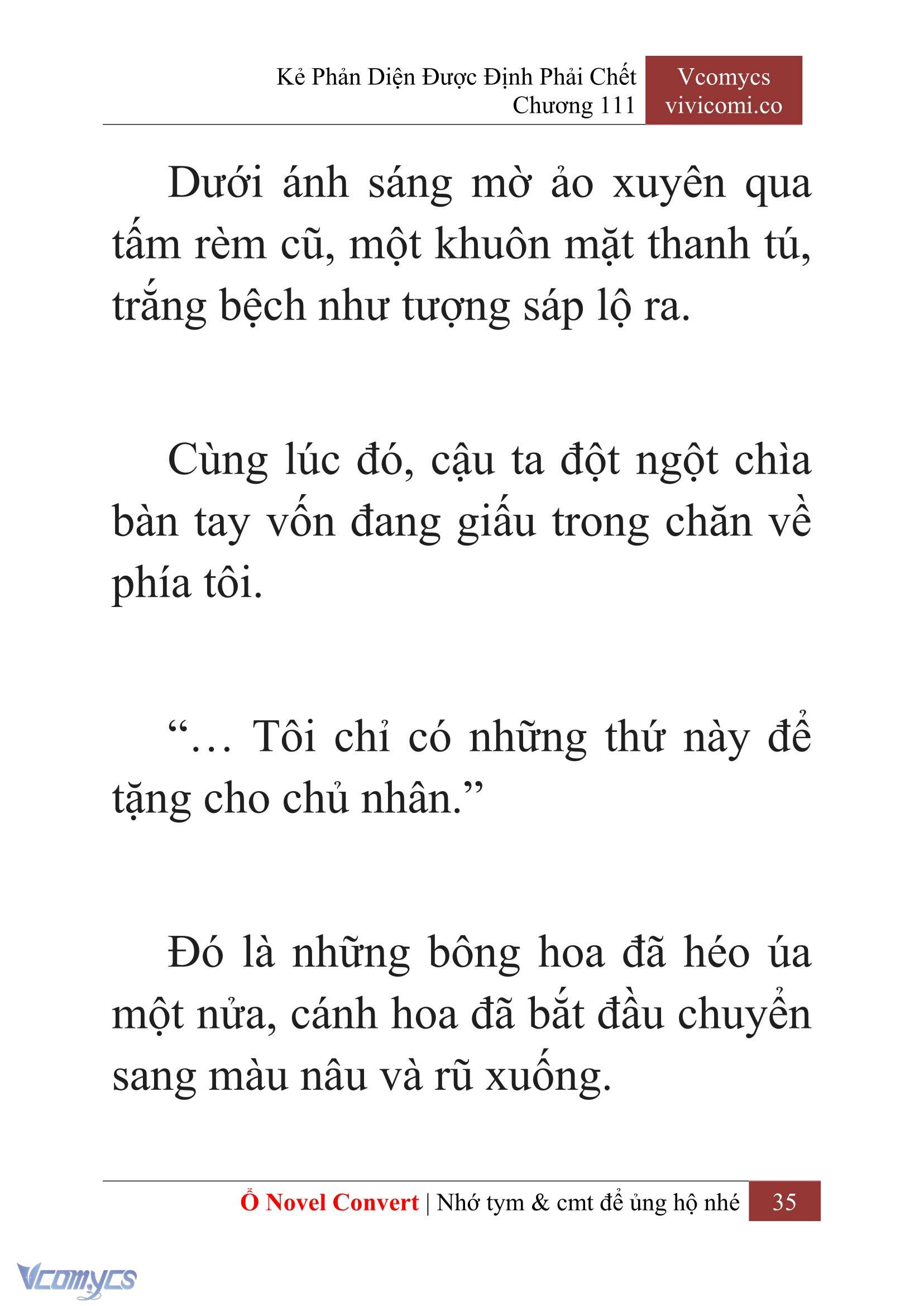 [Novel] Kẻ Phản Diện Được Định Phải Chết Chap 111 - Next Chap 112
