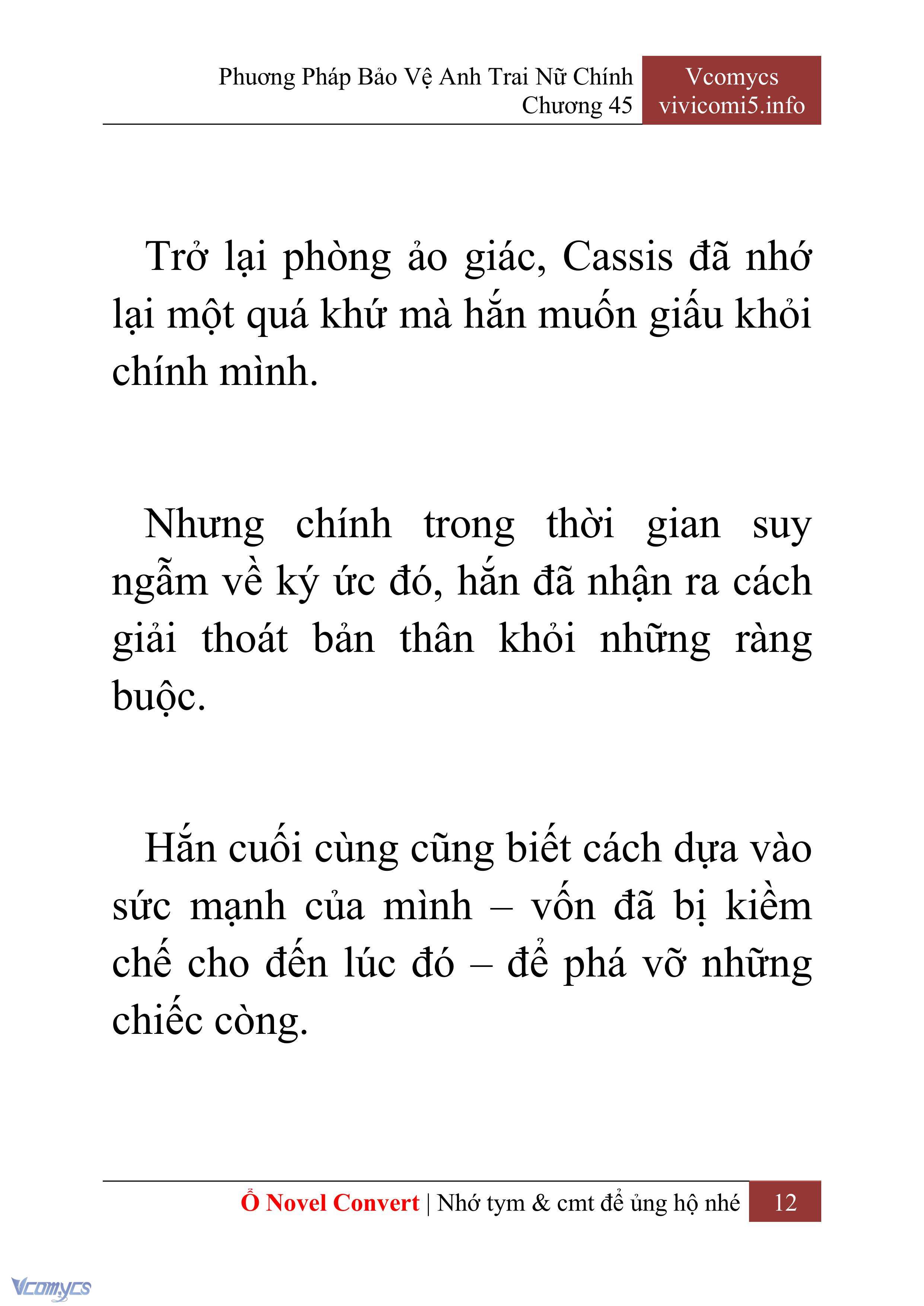 [Novel] Phương Pháp Bảo Vệ Anh Trai Nữ Chính Chap 45 - Trang 2