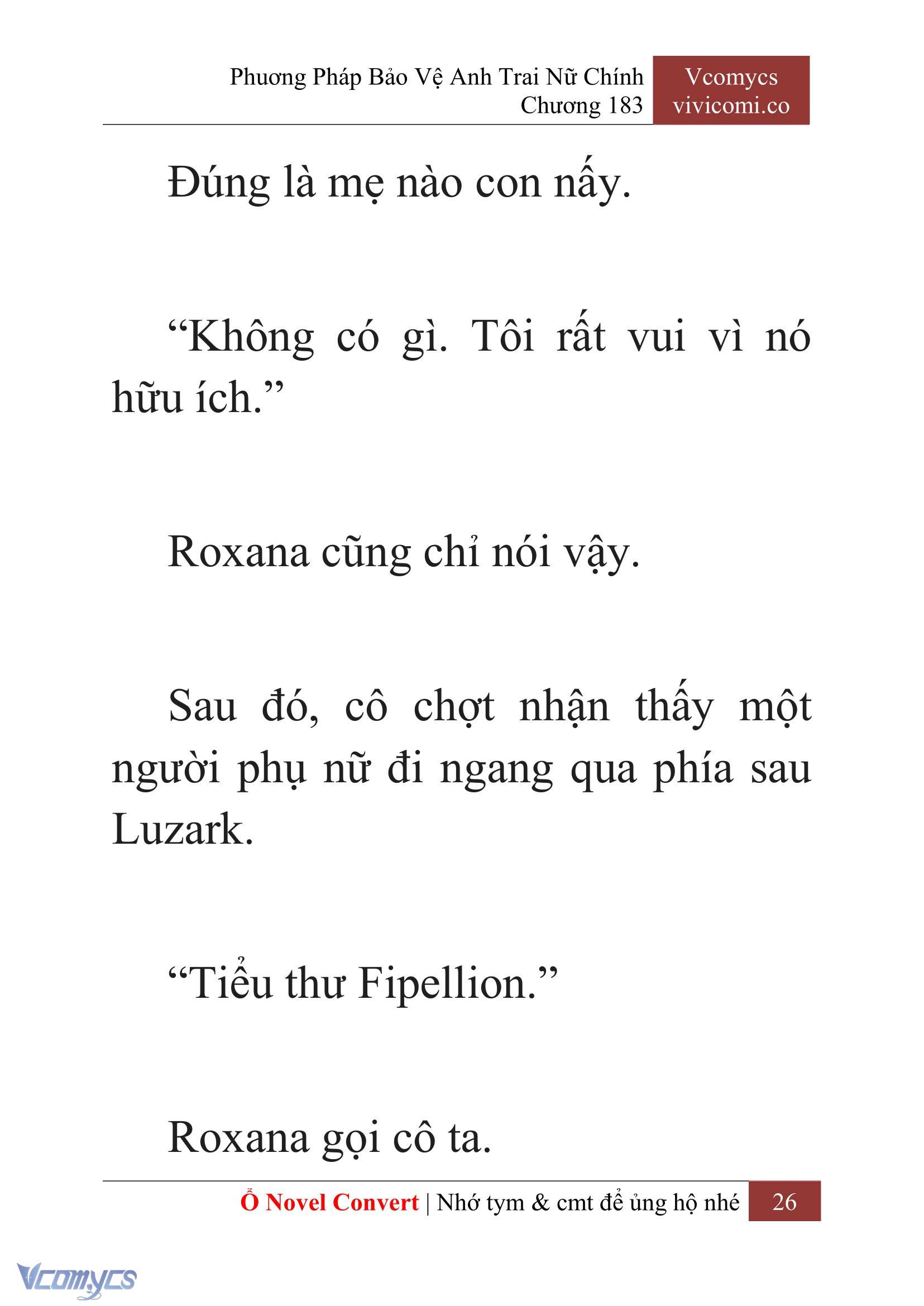 [Novel] Phương Pháp Bảo Vệ Anh Trai Nữ Chính Chap 183 - Trang 2