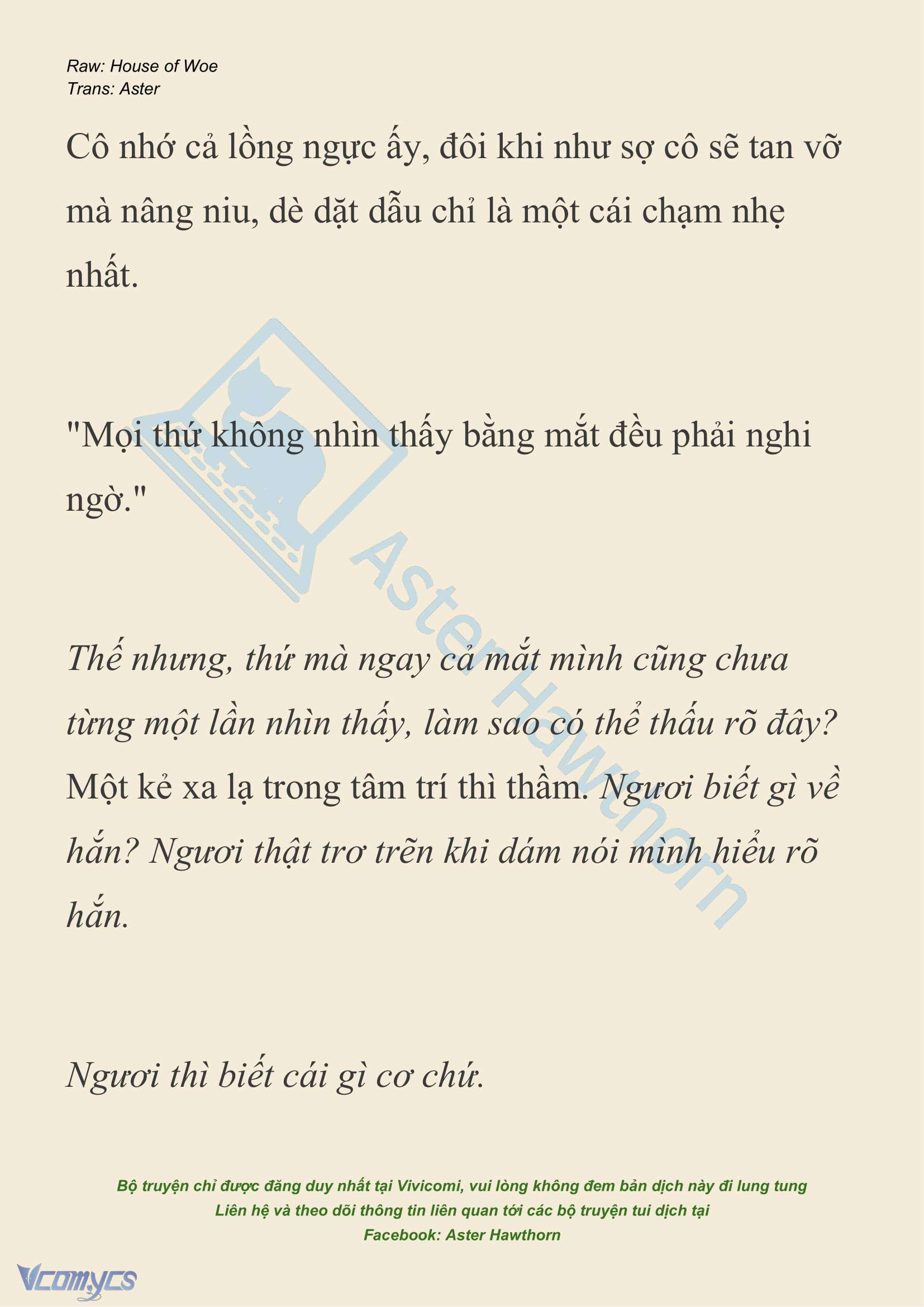 [NOVEL] Dành Cho Các Nữ Thần: Dành cho Psyche Chap 34 - Next 