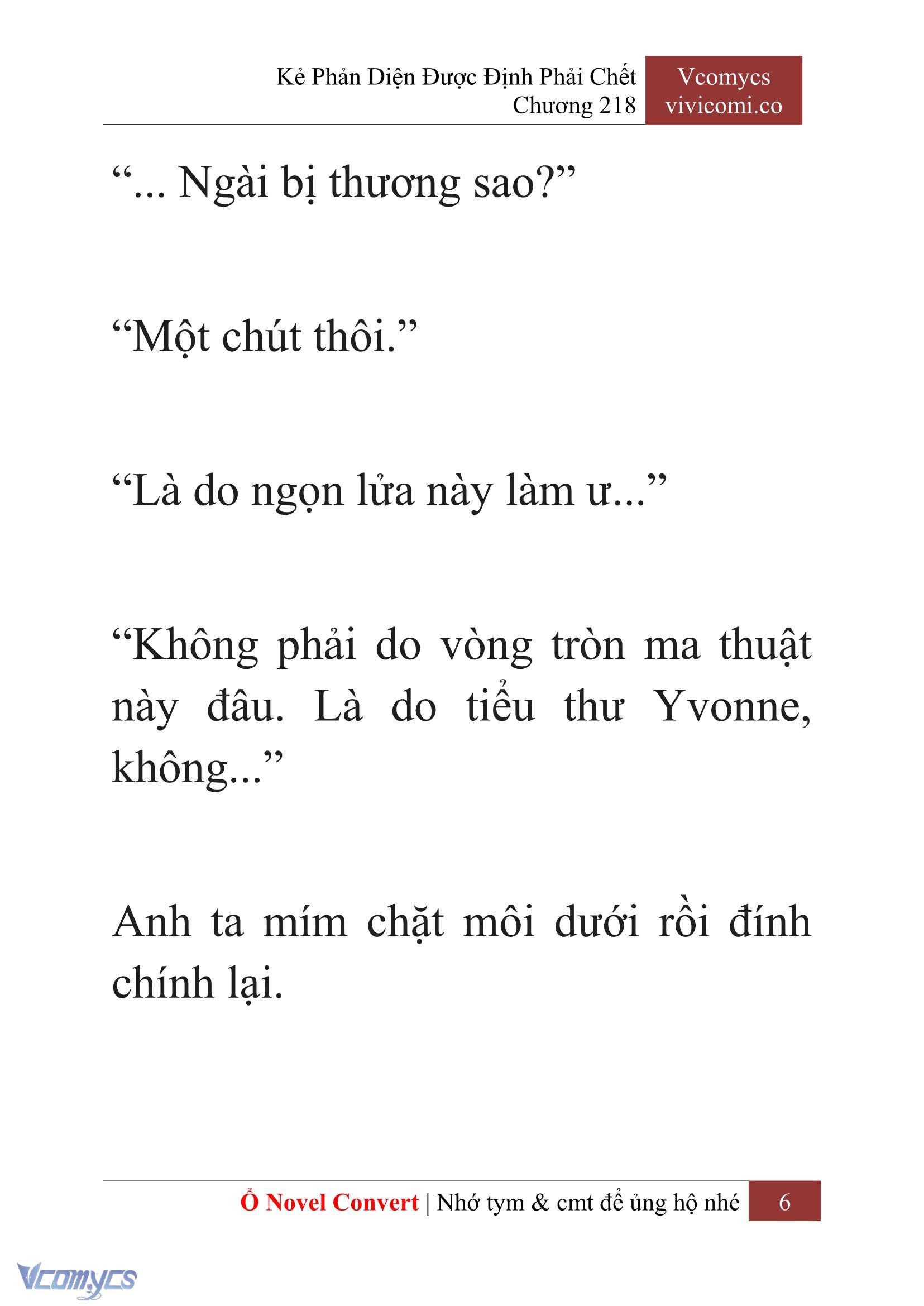 [Novel] Kẻ Phản Diện Được Định Phải Chết Chap 218 - Trang 2