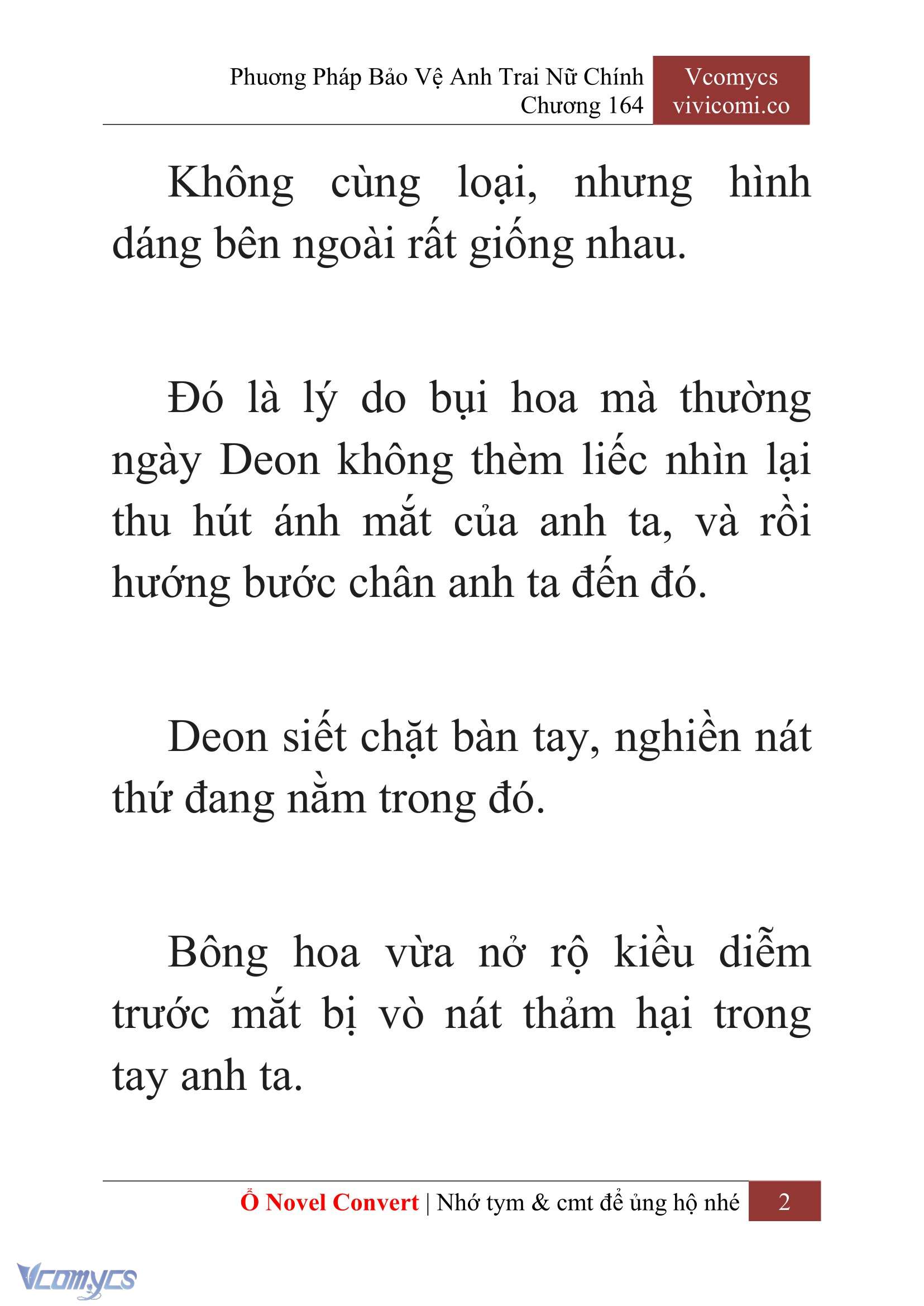 [Novel] Phương Pháp Bảo Vệ Anh Trai Nữ Chính Chap 164 - Trang 2