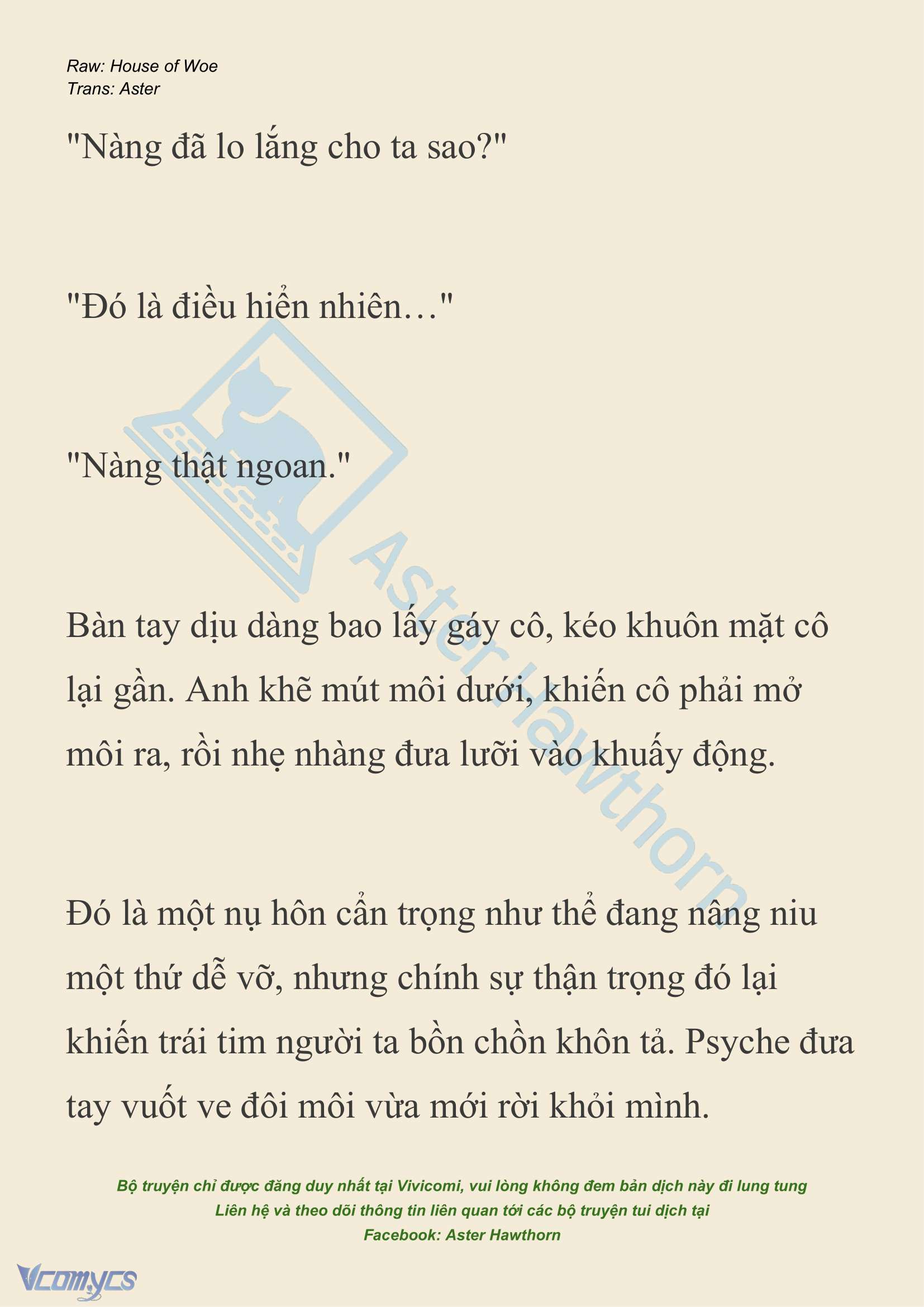 [NOVEL] Dành Cho Các Nữ Thần: Dành cho Psyche Chap 20 - Trang 2