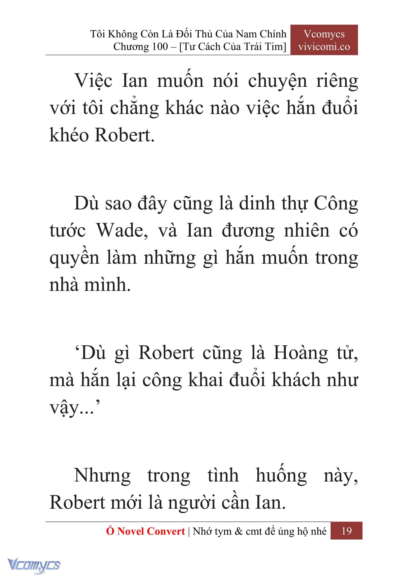 [Novel] Tôi Không Còn Là Đối Thủ Của Nam Chính Chap 100 - Trang 2