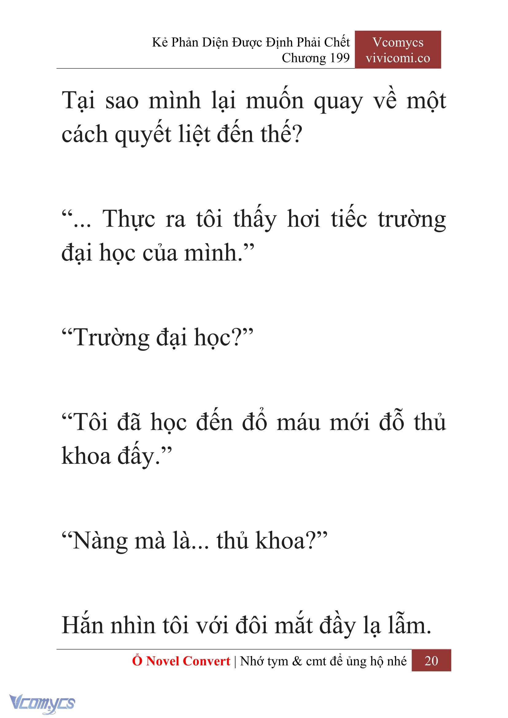 [Novel] Kẻ Phản Diện Được Định Phải Chết Chap 199 - Next Chap 200