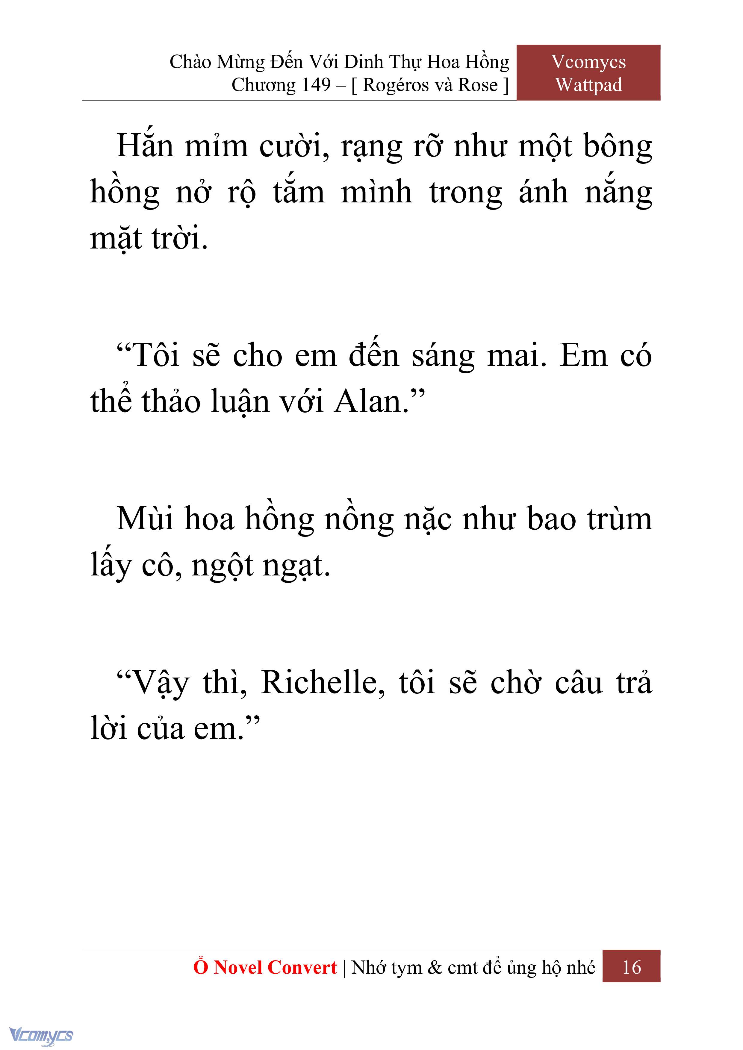 [Novel] Chào Mừng Đến Với Dinh Thự Hoa Hồng Chap 149 - Trang 2