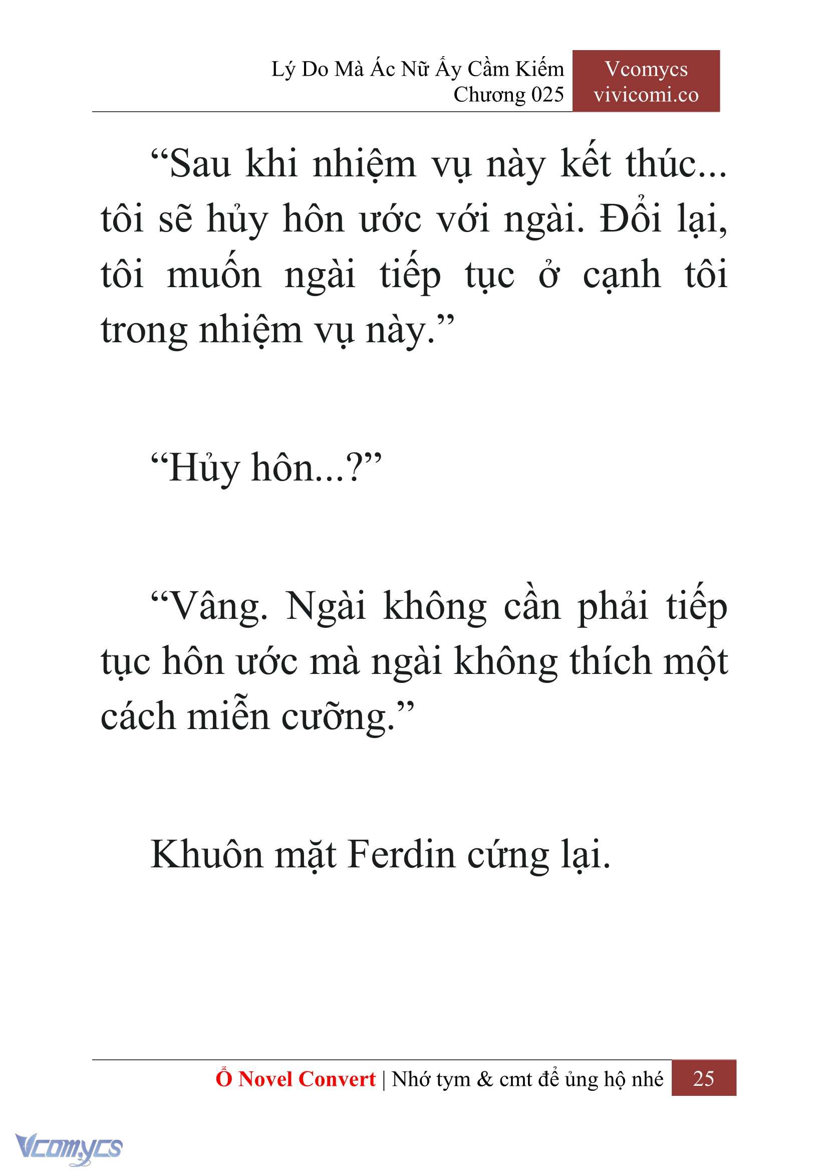 [Novel] Lý Do Mà Ác Nữ Ấy Cầm Kiếm Chap 25 - Trang 2