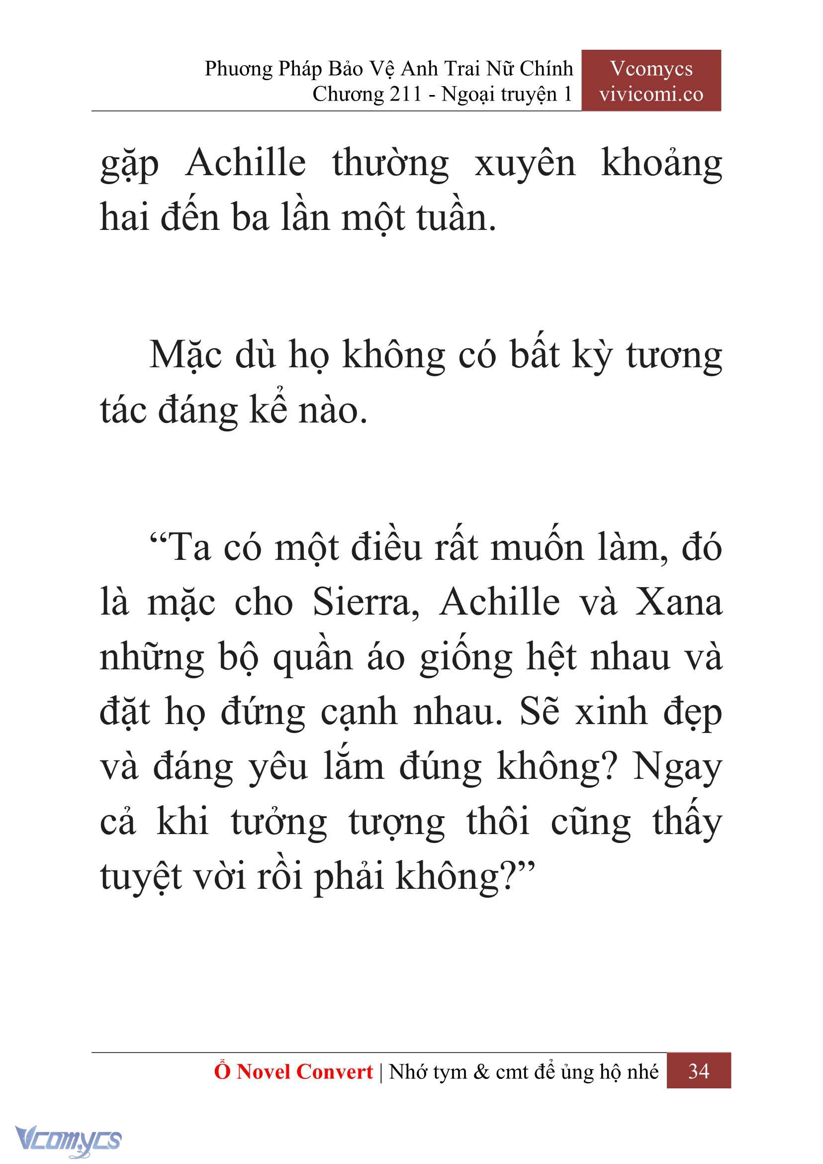 [Novel] Phương Pháp Bảo Vệ Anh Trai Nữ Chính Chap 211 - Trang 2