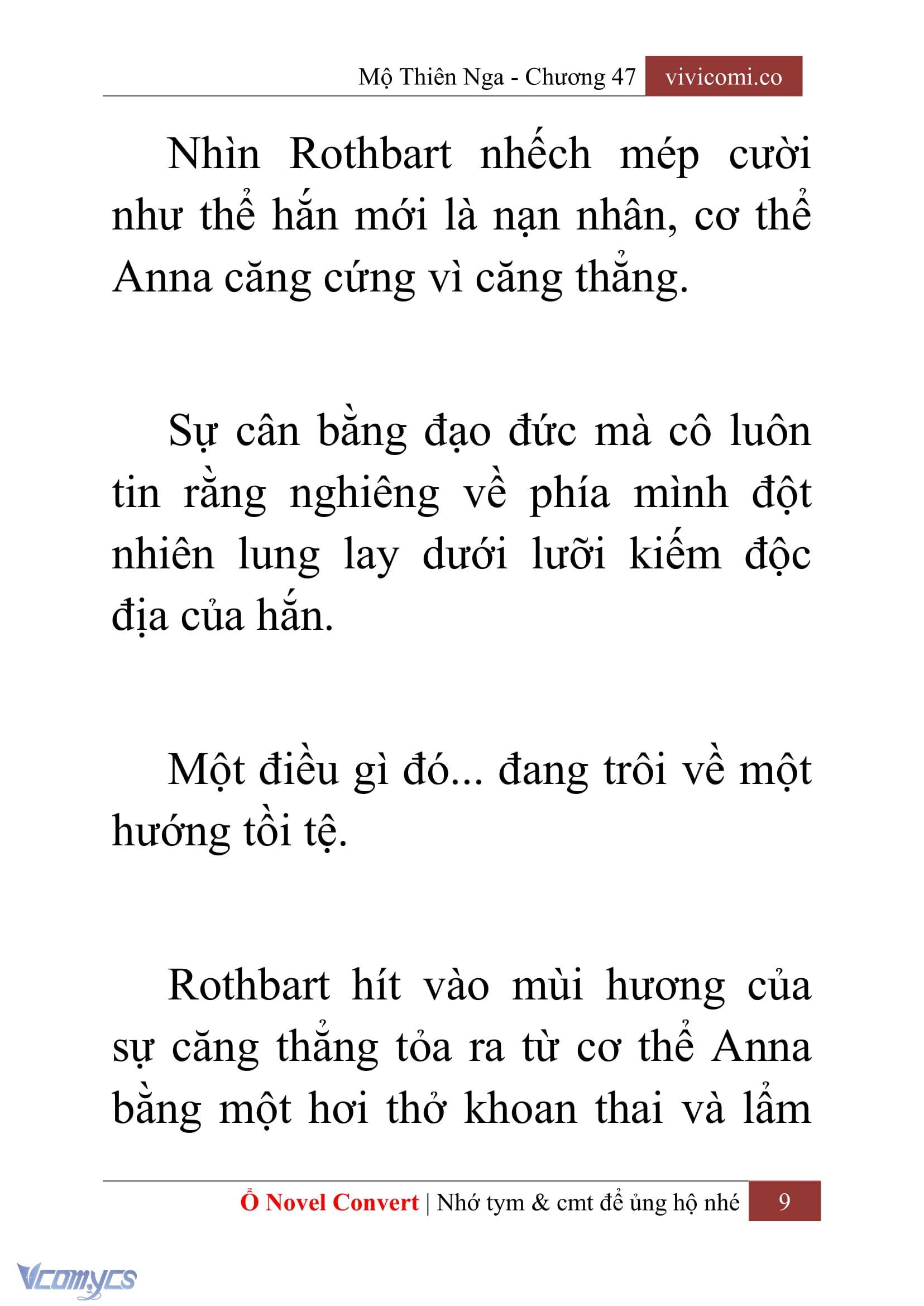 [Novel] Mộ Thiên Nga Chap 47 - Trang 2