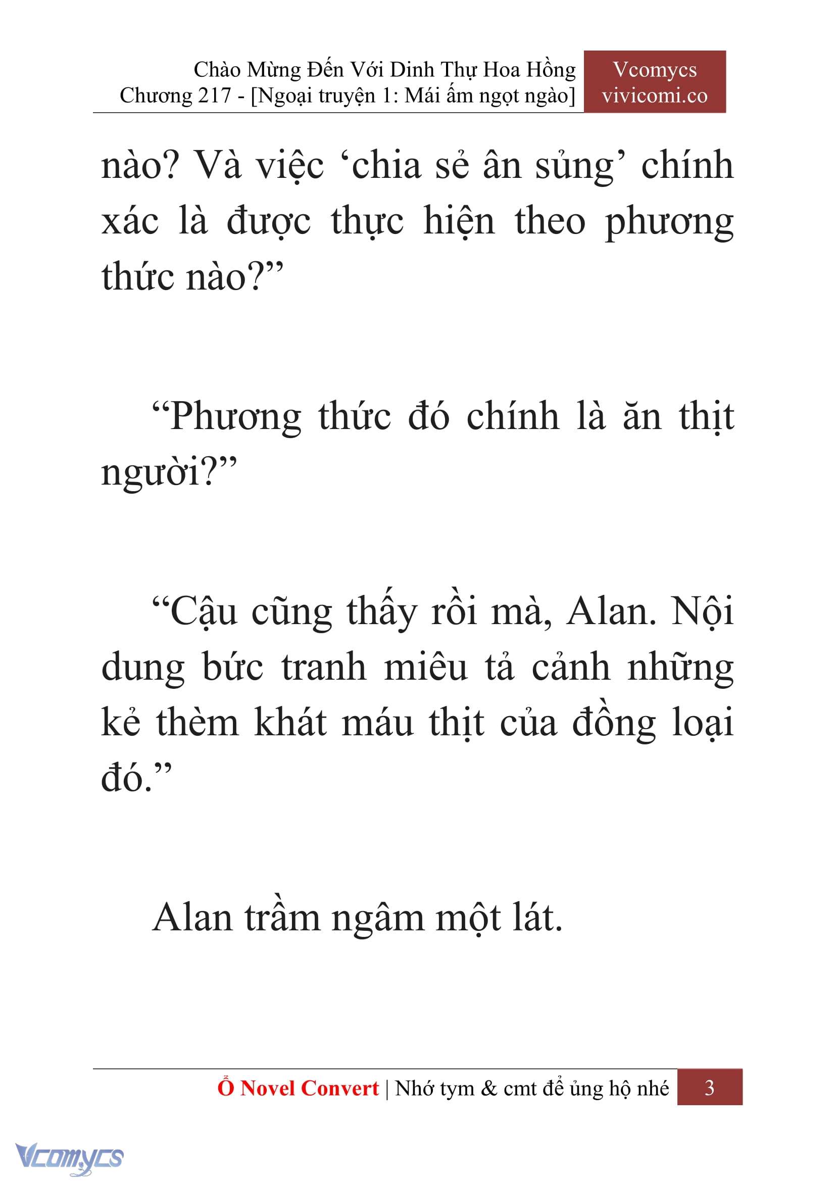 [Novel] Chào Mừng Đến Với Dinh Thự Hoa Hồng Chap 217 - Trang 2