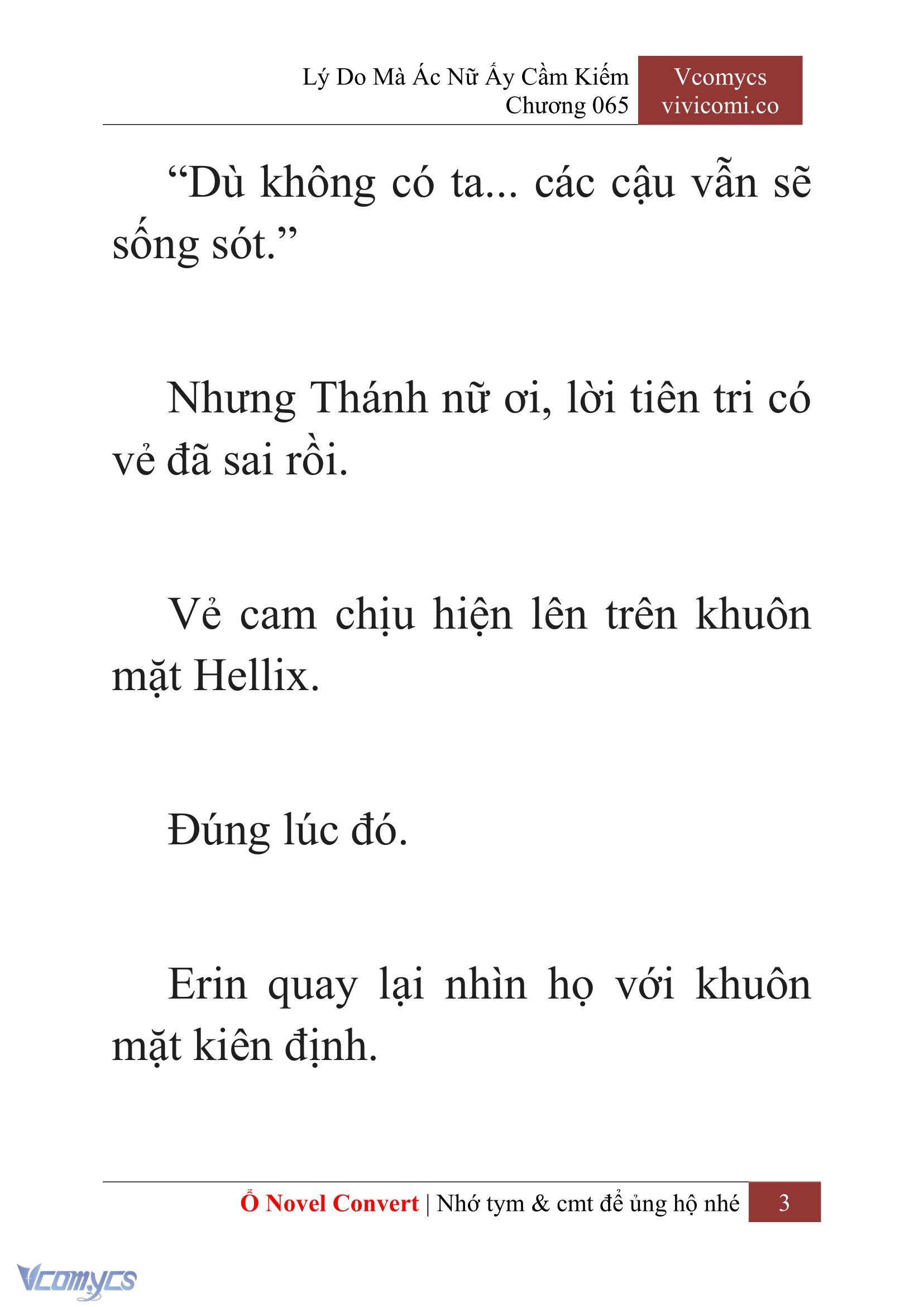 [Novel] Lý Do Mà Ác Nữ Ấy Cầm Kiếm Chap 65 - Trang 2