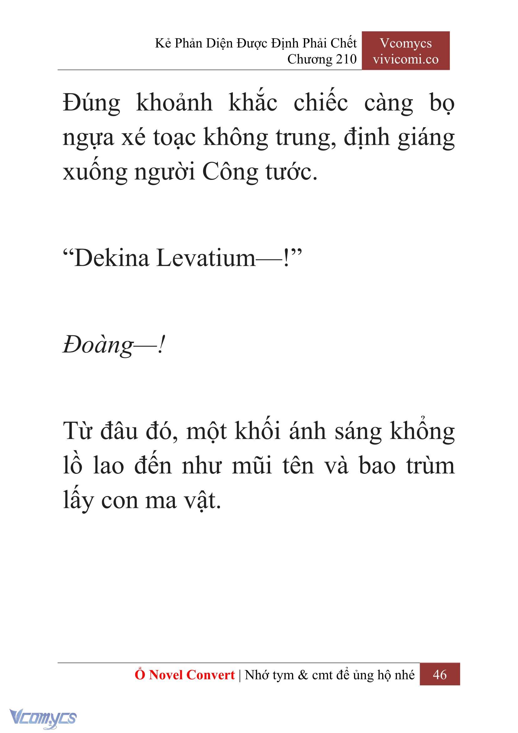 [Novel] Kẻ Phản Diện Được Định Phải Chết Chap 210 - Trang 2