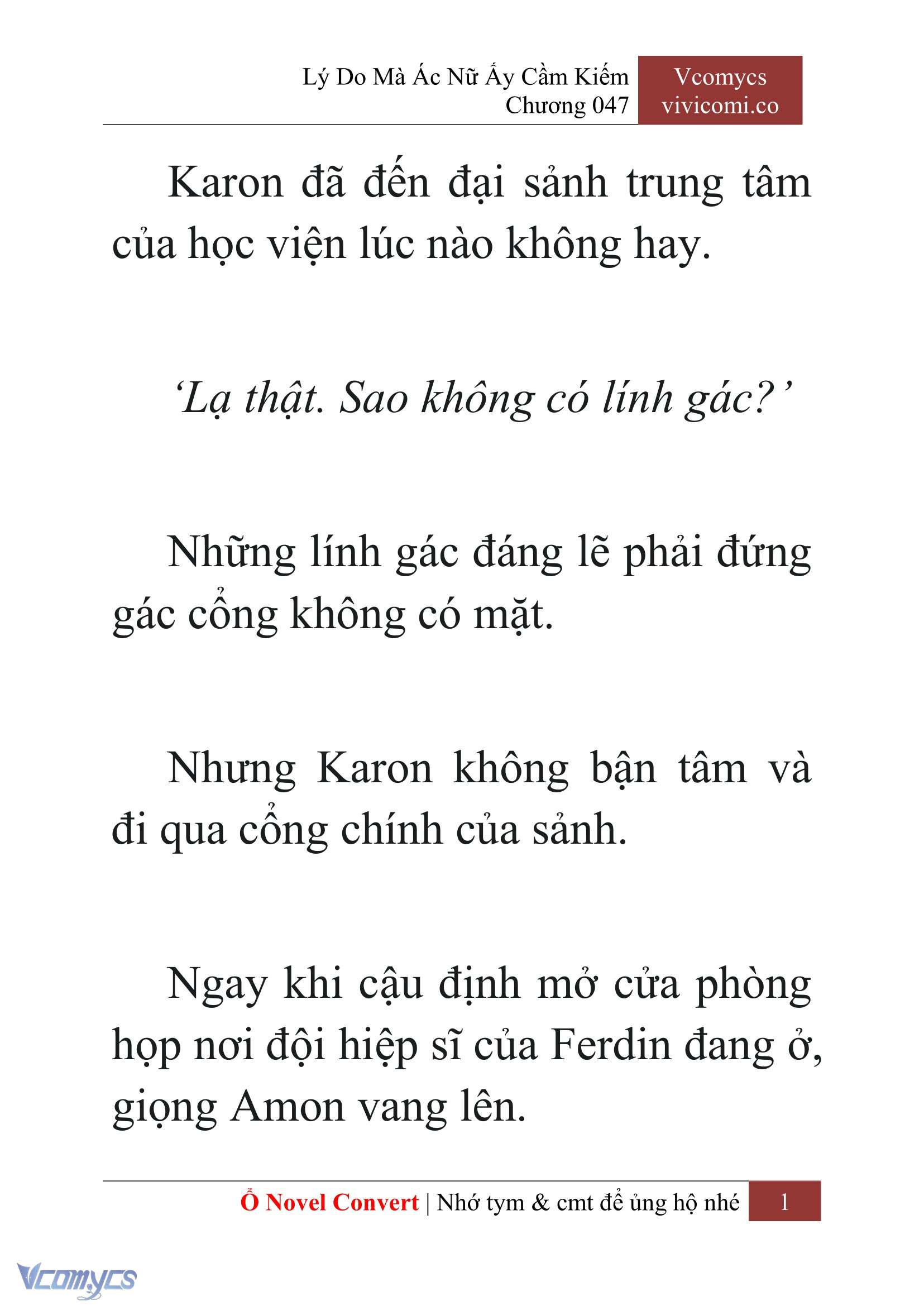 [Novel] Lý Do Mà Ác Nữ Ấy Cầm Kiếm Chap 47 - Trang 2